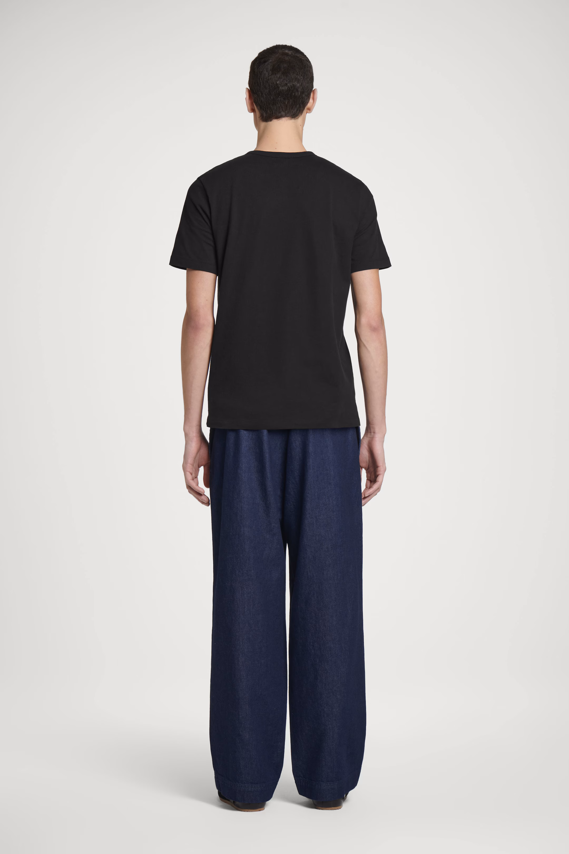 REGULAR LIGHTWEIGHT BRUSHED-COTTON T-SHIRT