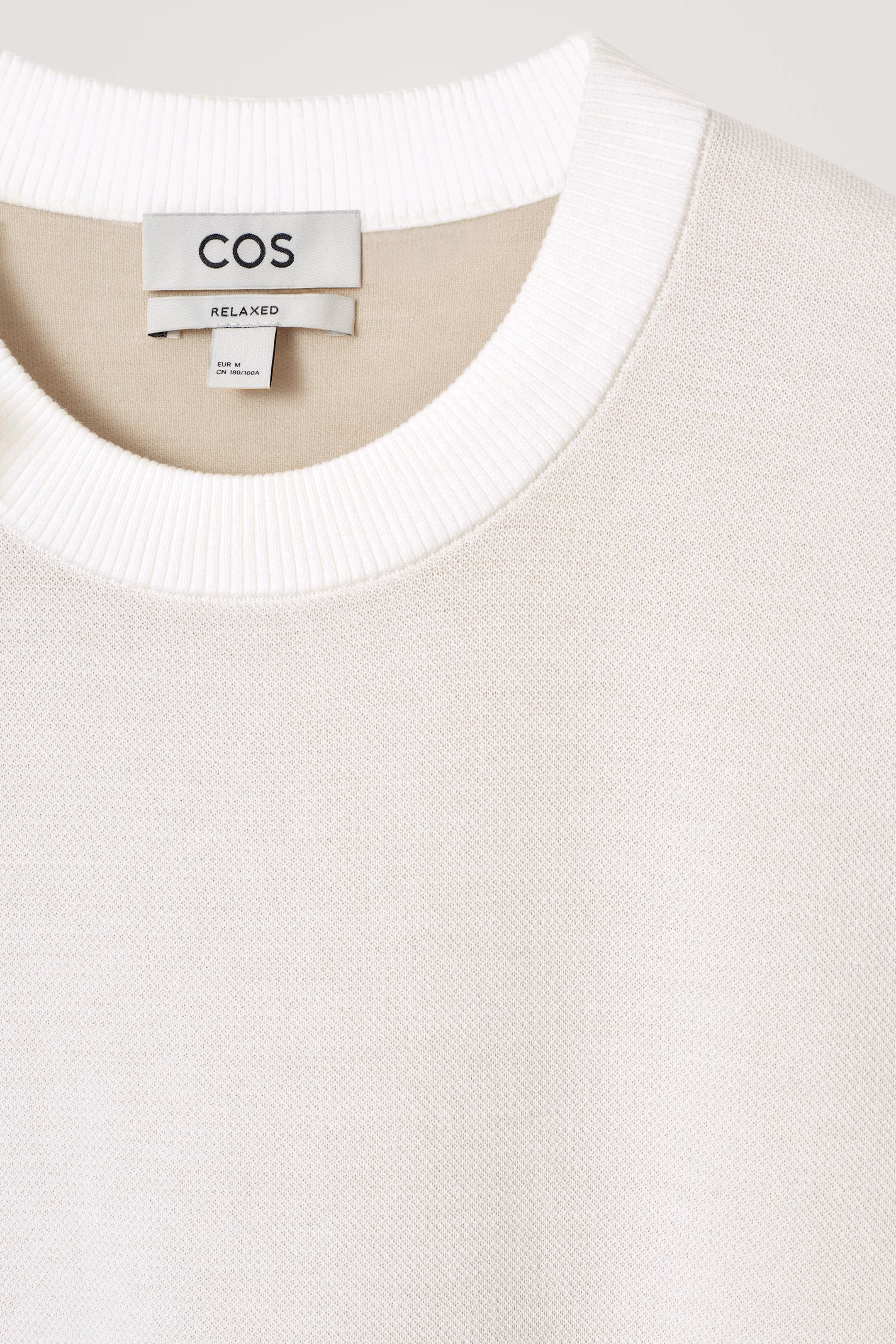 RELAXED DOUBLE-FACED KNIT T-SHIRT