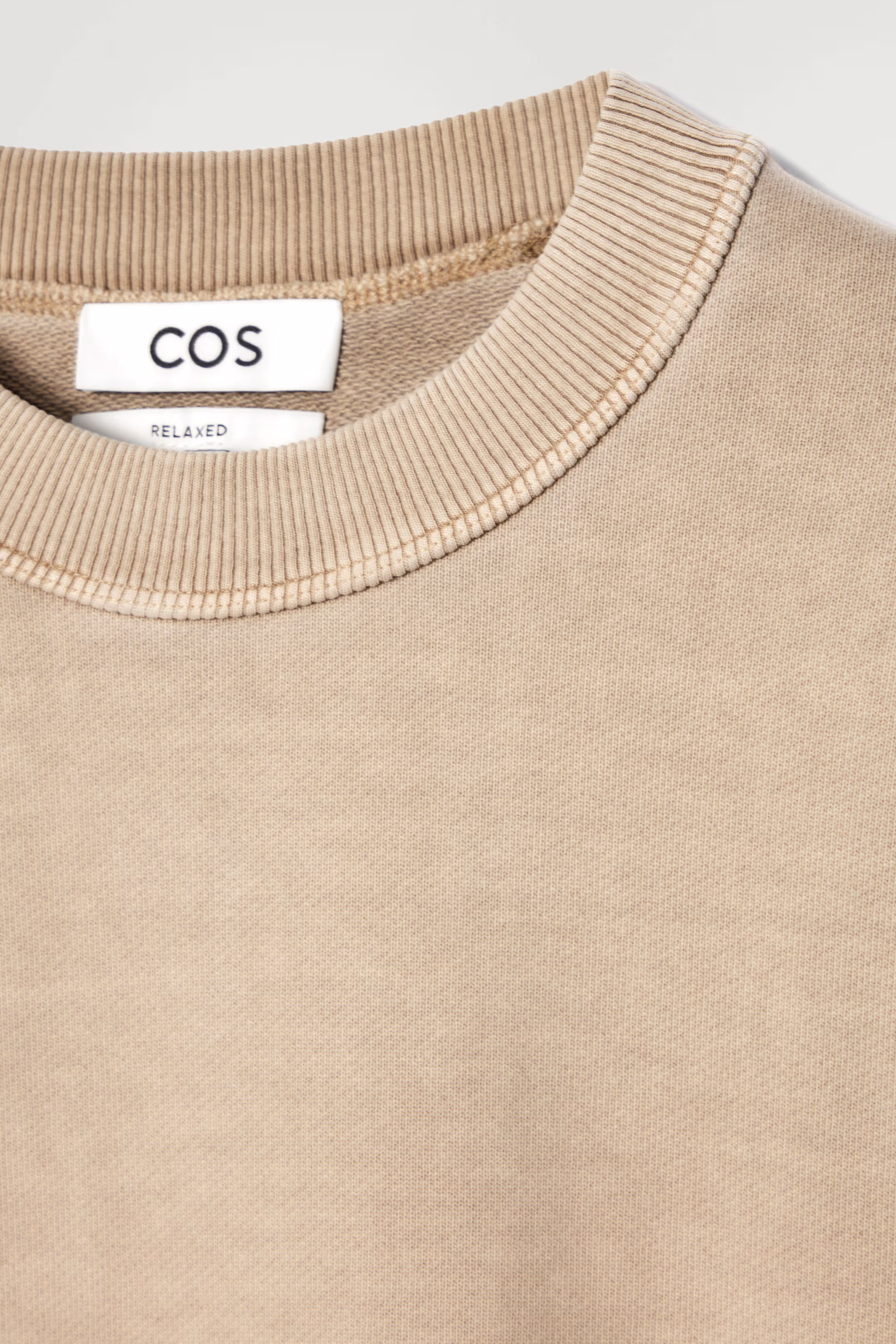 RELAXED WASHED-COTTON SWEATSHIRT