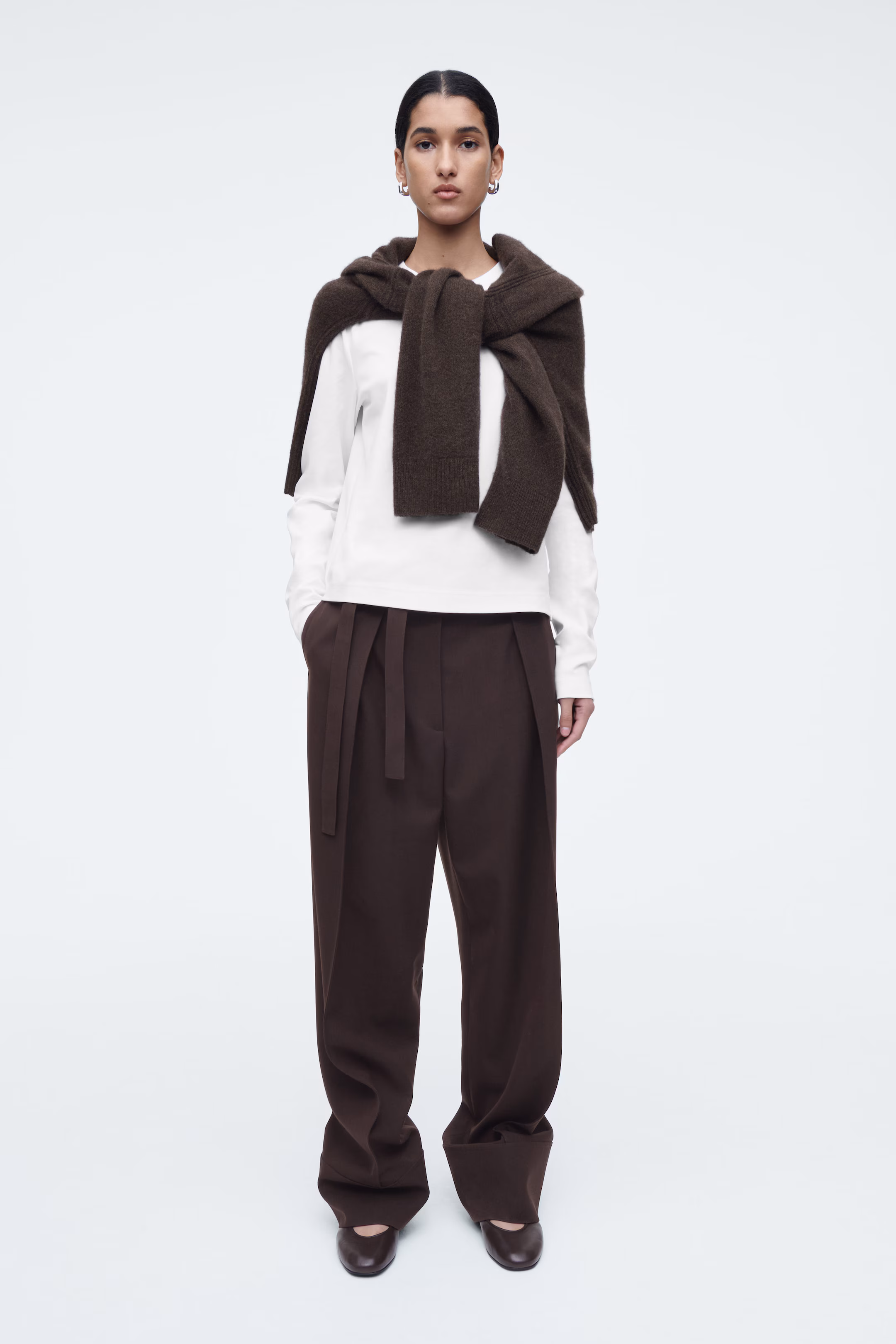 CLEAN CUT REGULAR LONG-SLEEVED T-SHIRT