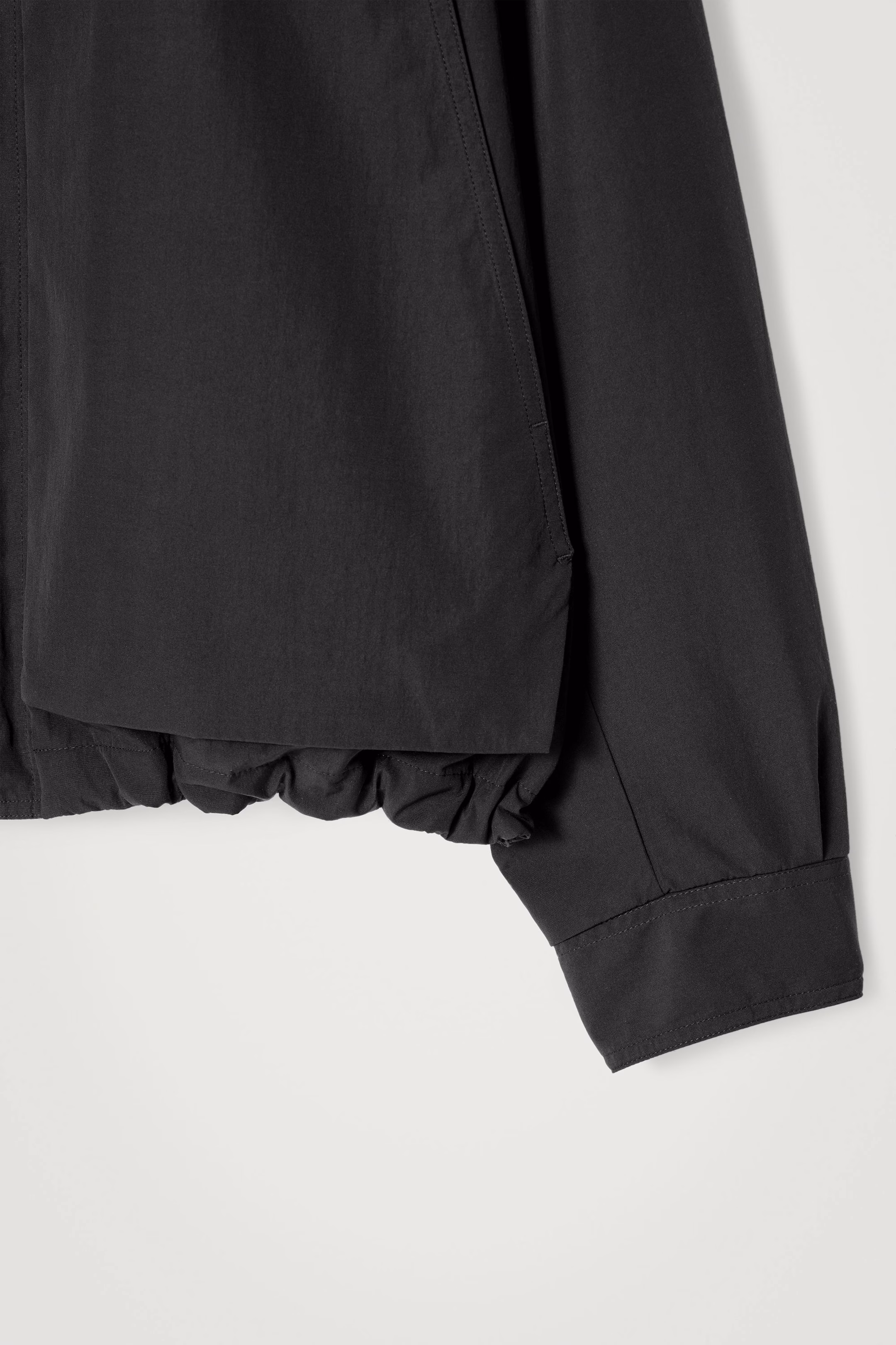 TWILL UTILITY BOMBER JACKET