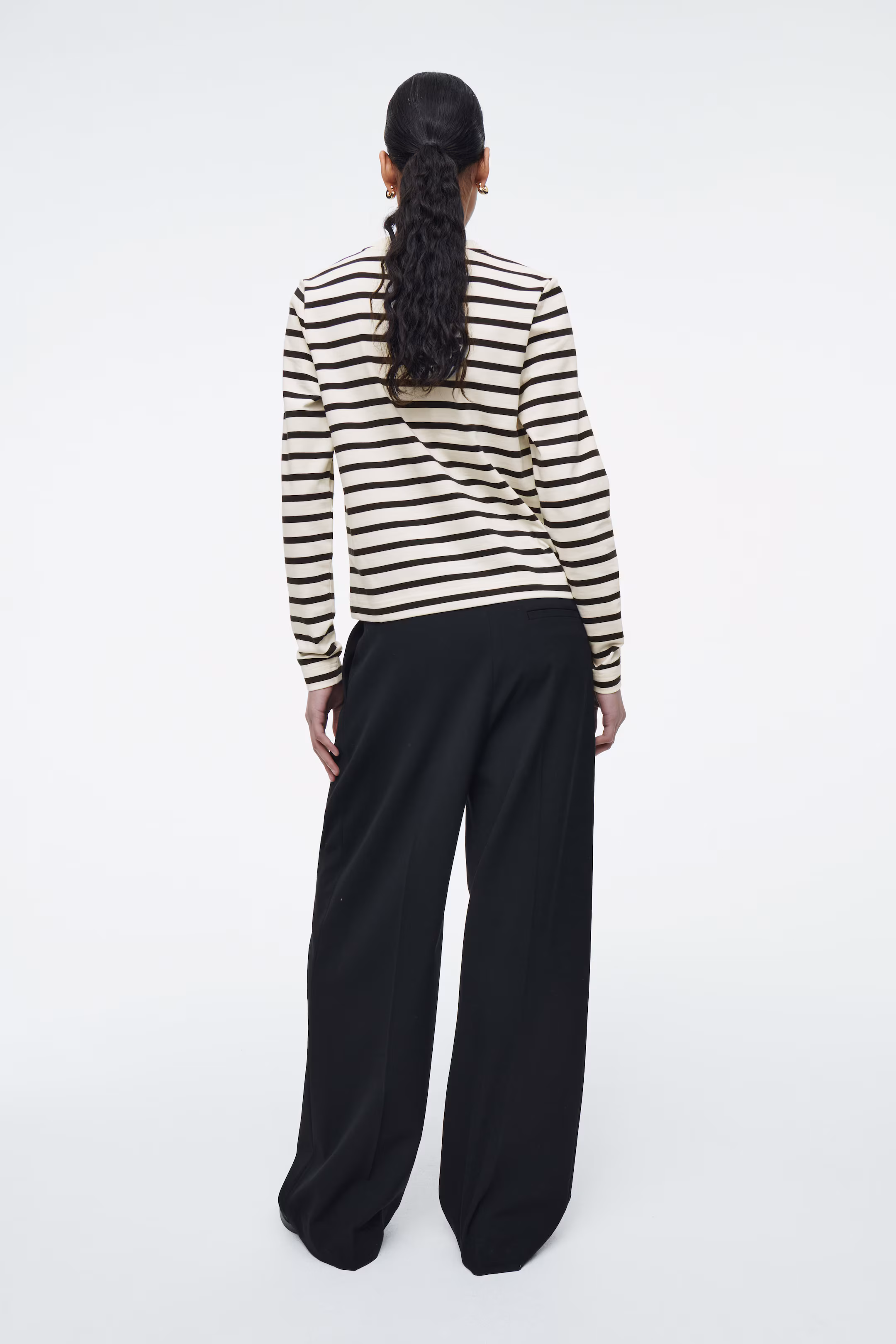 CLEAN CUT REGULAR LONG-SLEEVED T-SHIRT