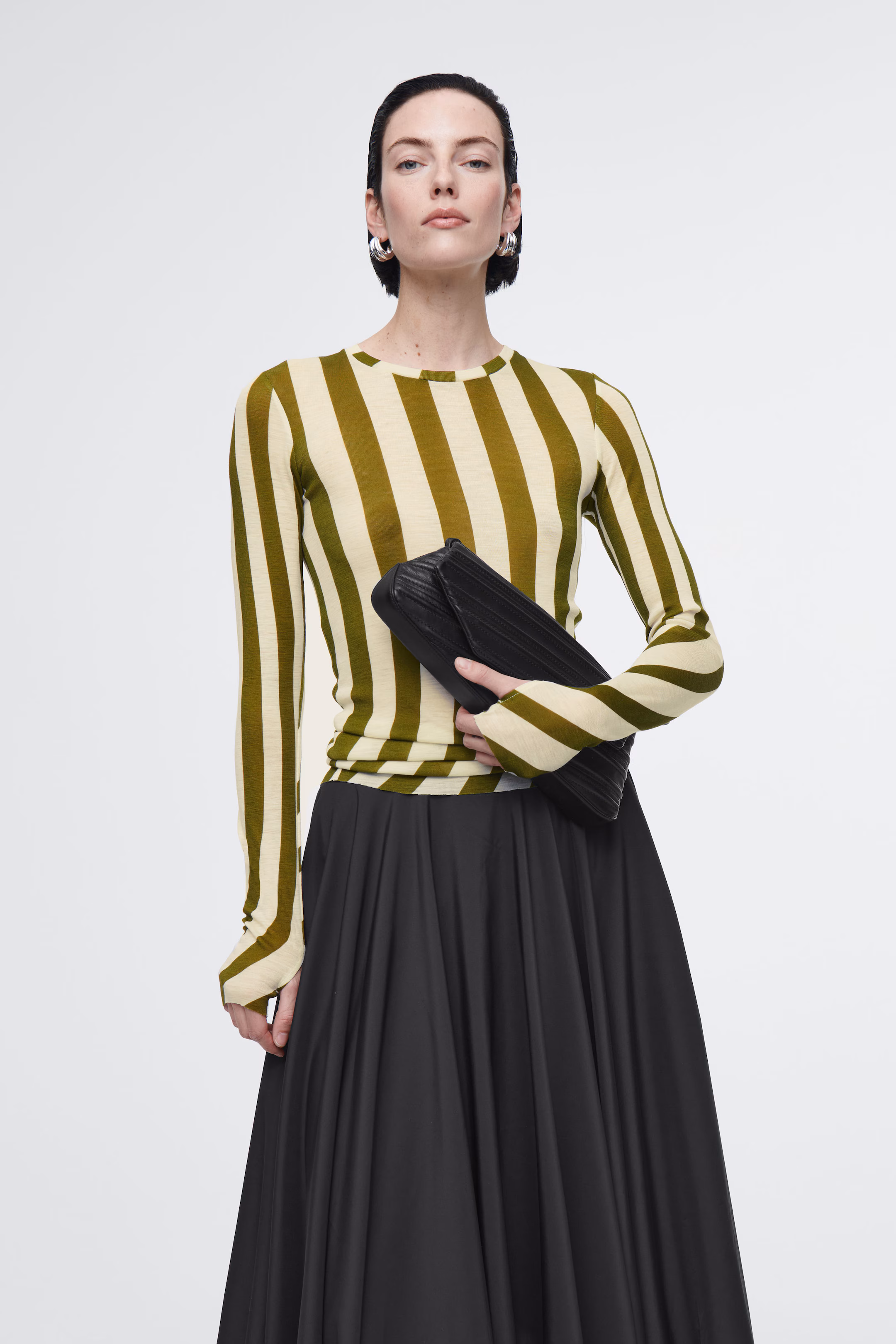 CREW-NECK MERINO WOOL TOP