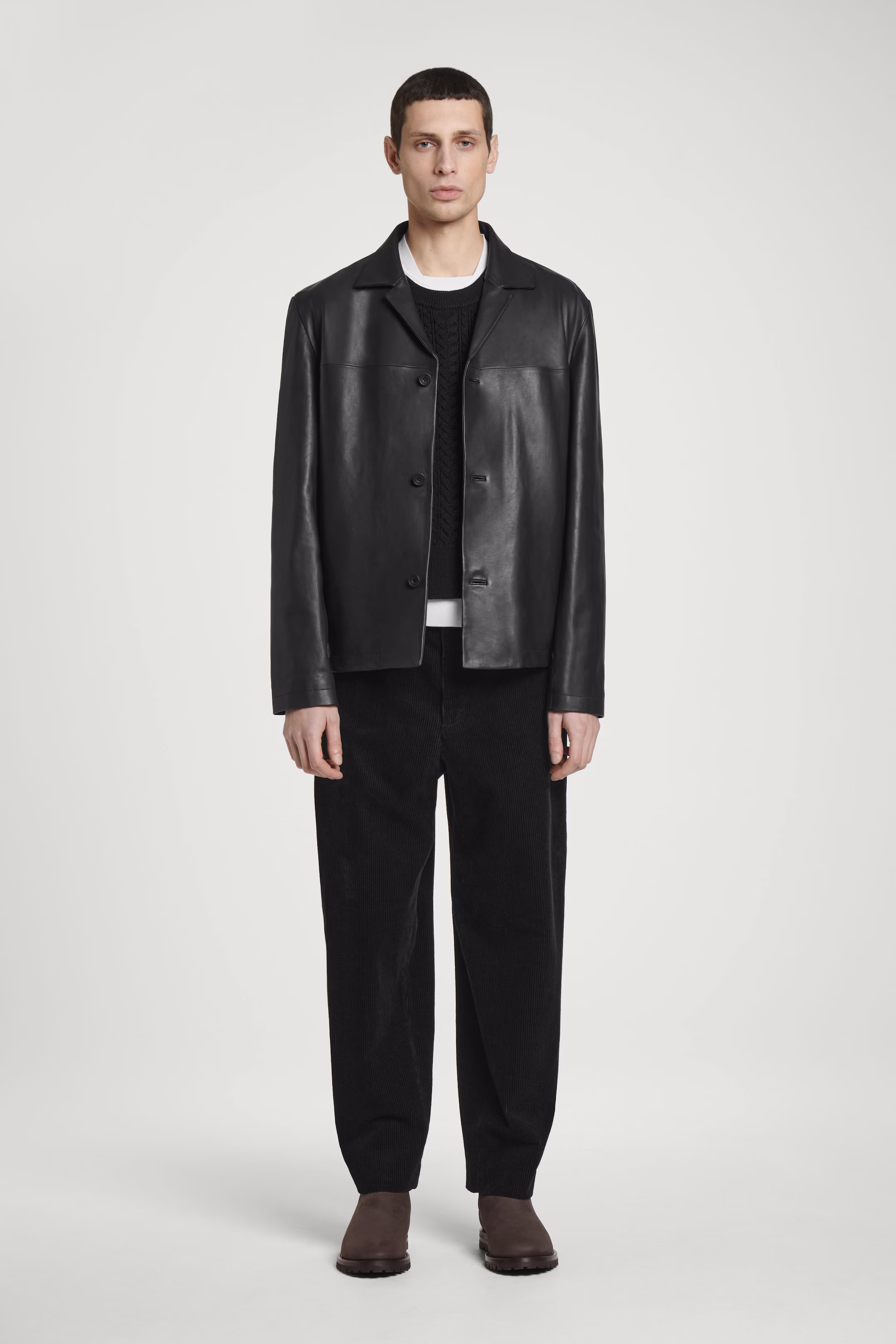 NUBUCK LEATHER CHELSEA BOOTS