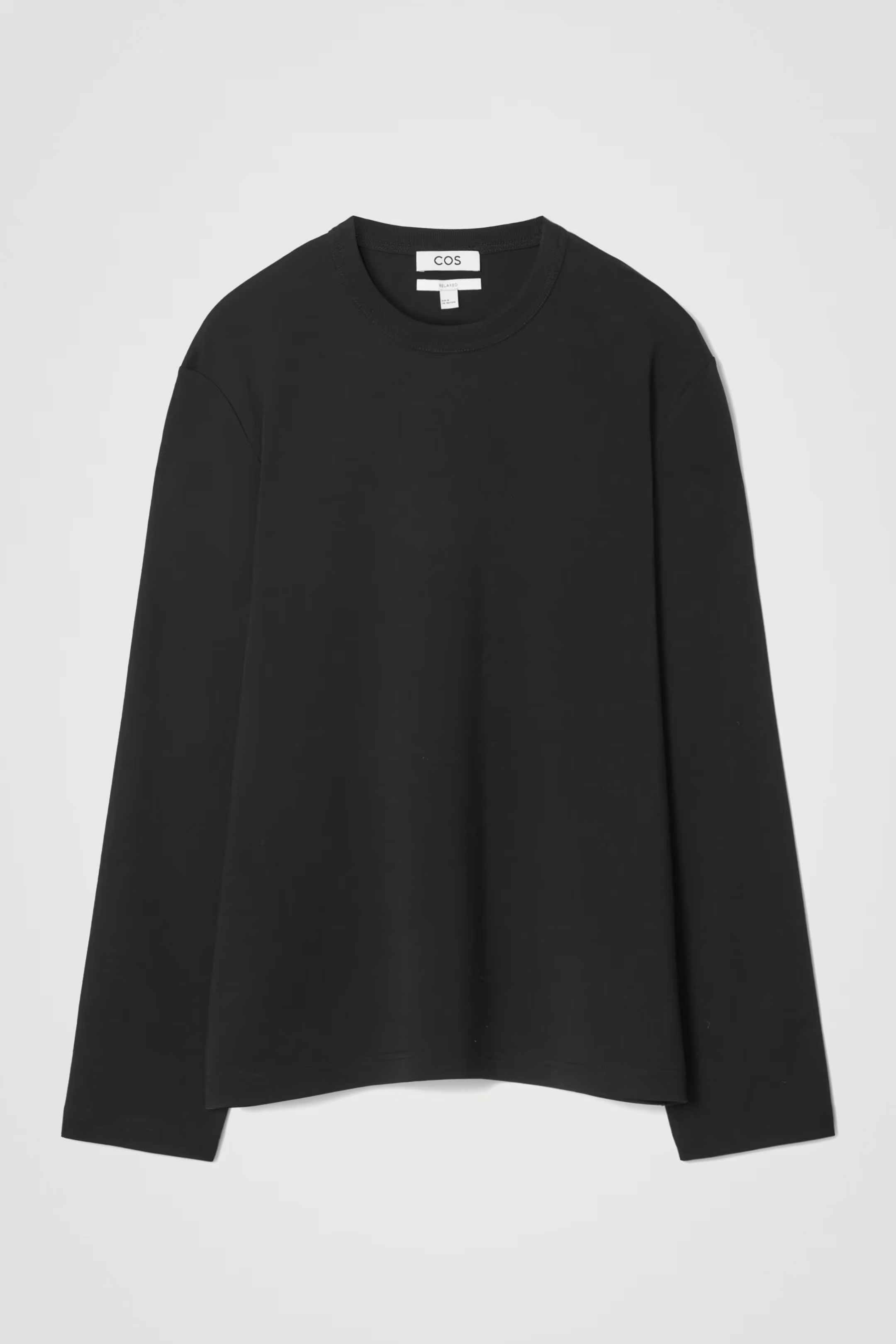RELAXED COTTON-JERSEY LONG-SLEEVED T-SHIRT