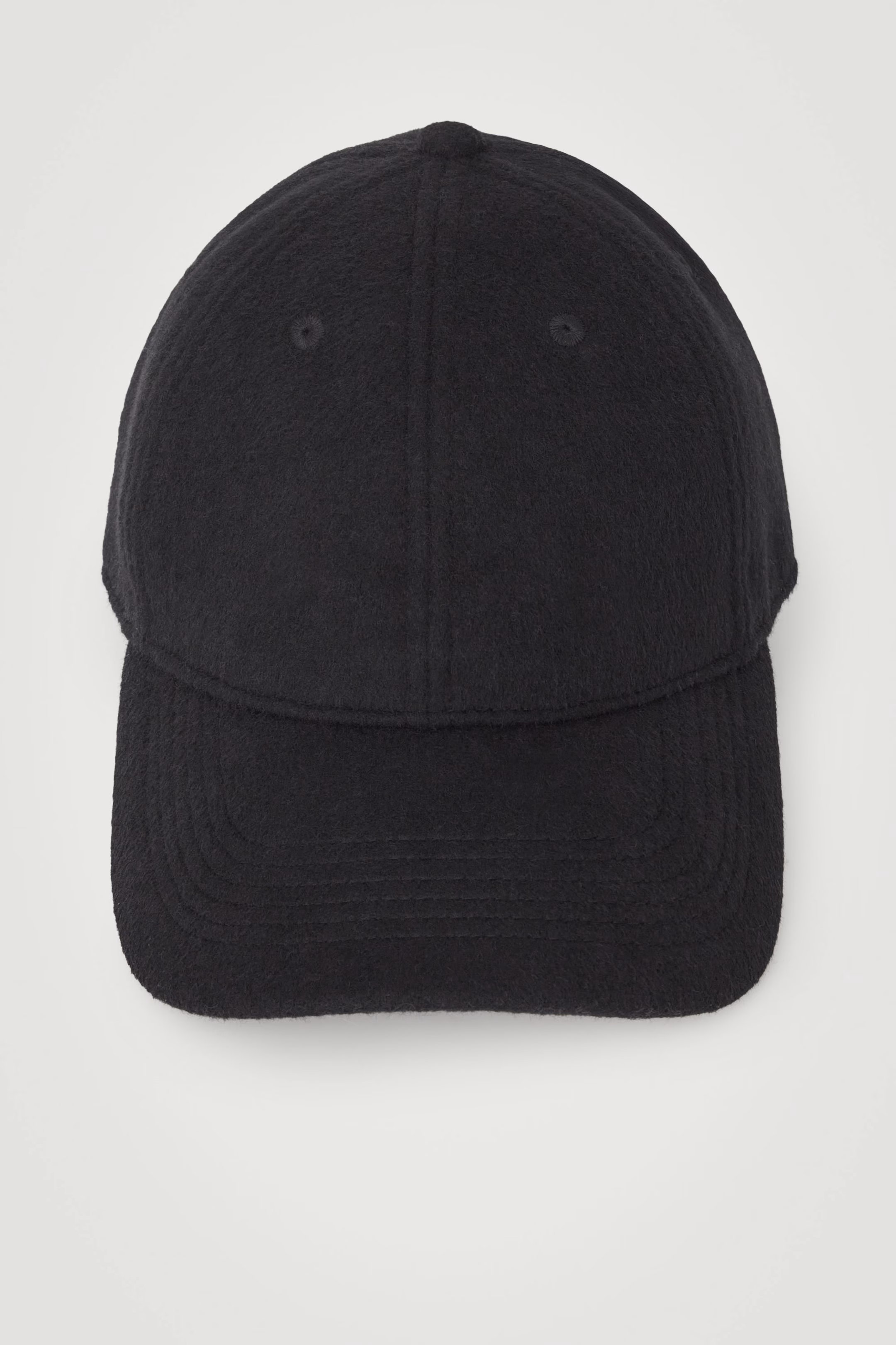 WOOL-BLEND BASEBALL CAP