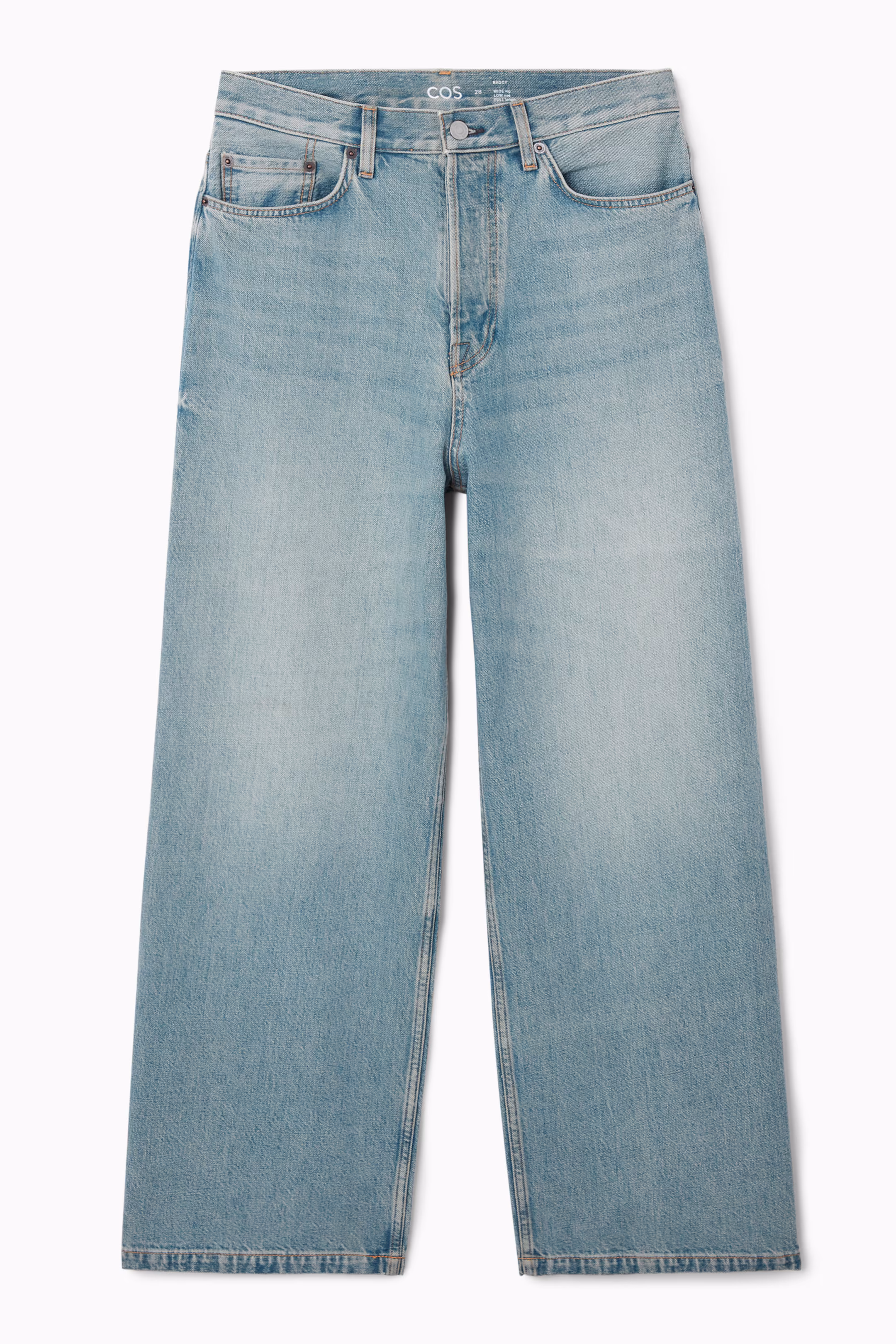 VOLUME WIDE-LEG JEANS