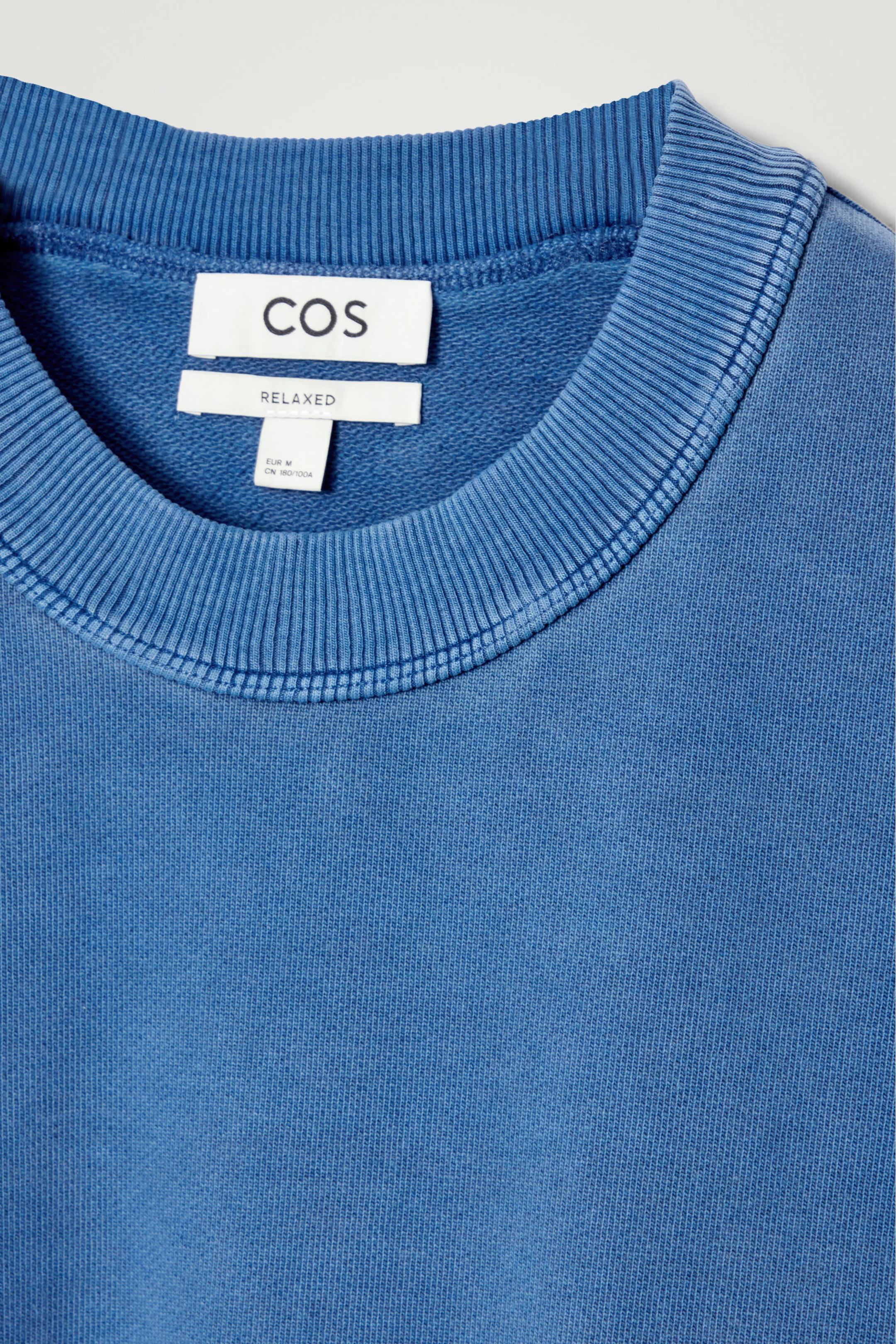 RELAXED WASHED-COTTON SWEATSHIRT