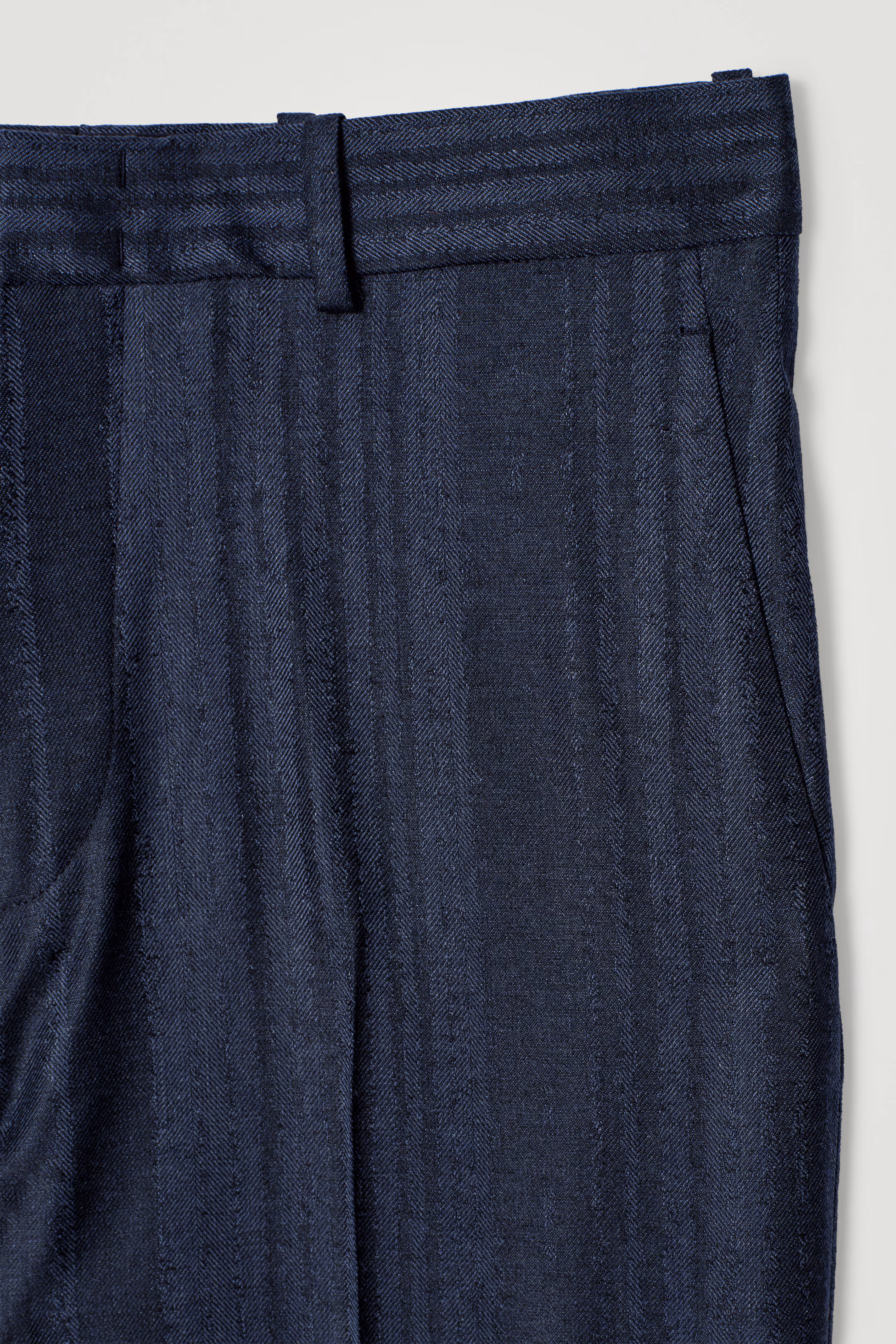 JACQUARD STRAIGHT-LEG TROUSERS