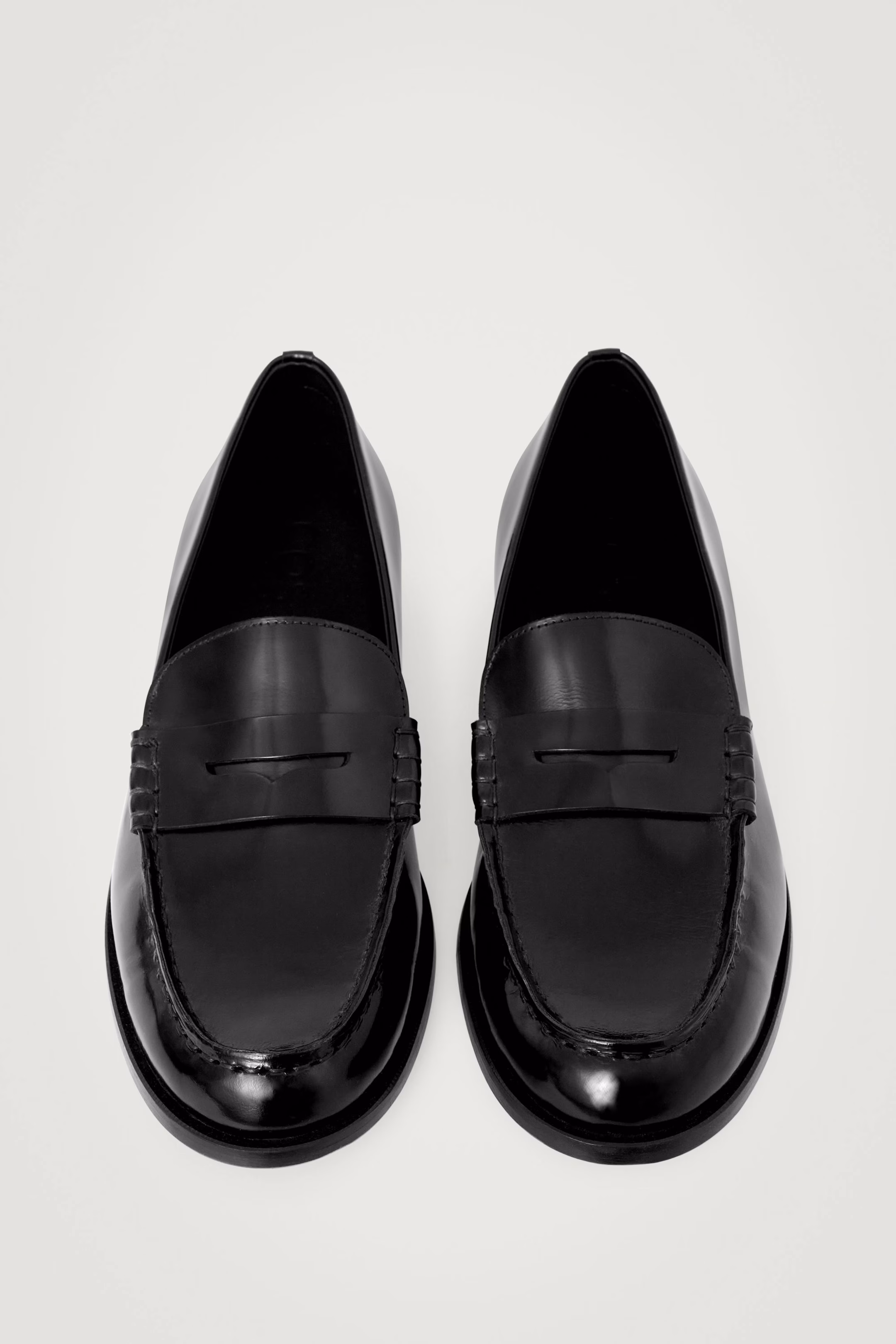 LEATHER PENNY LOAFERS