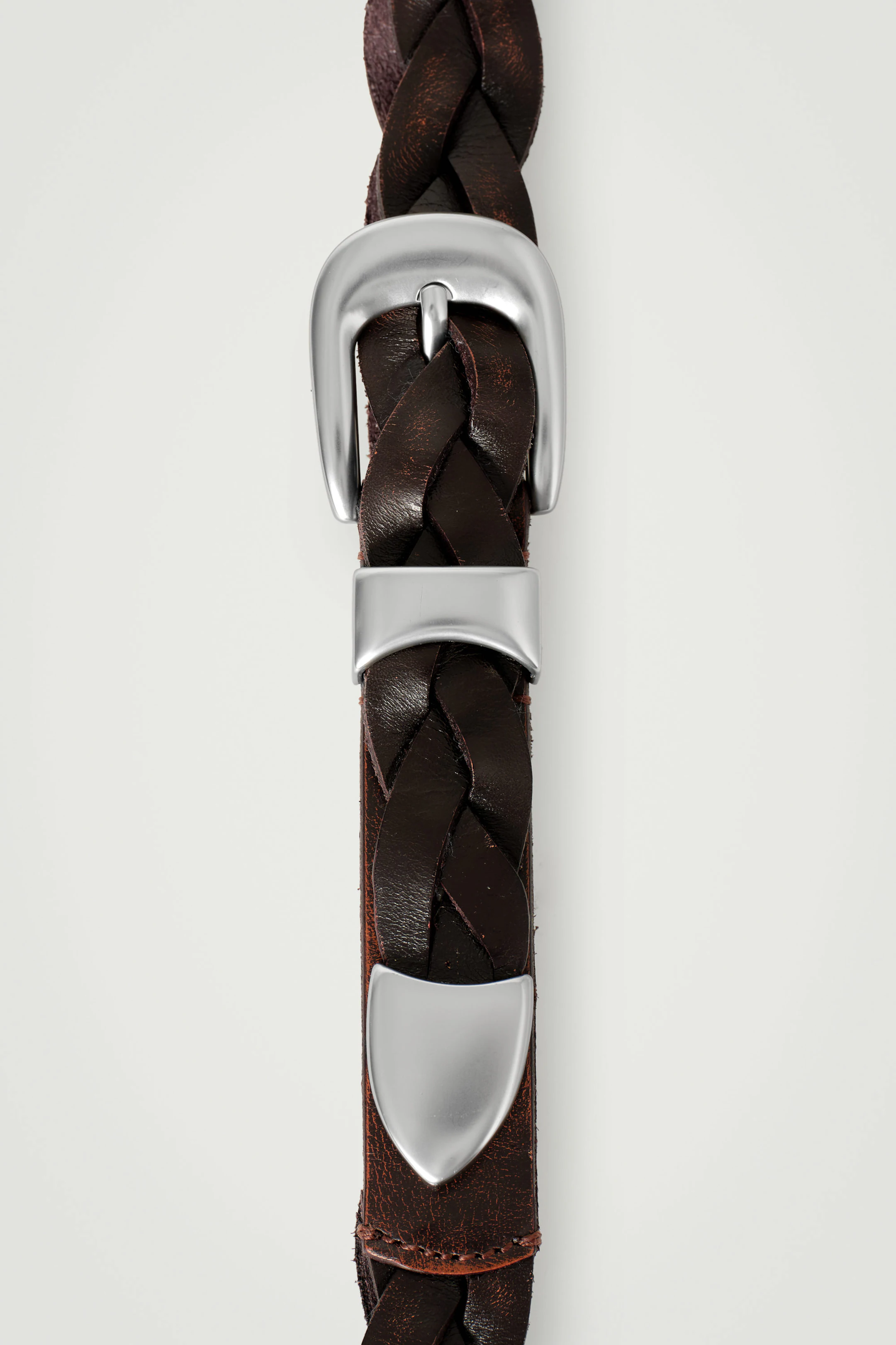 BRAIDED LEATHER BELT