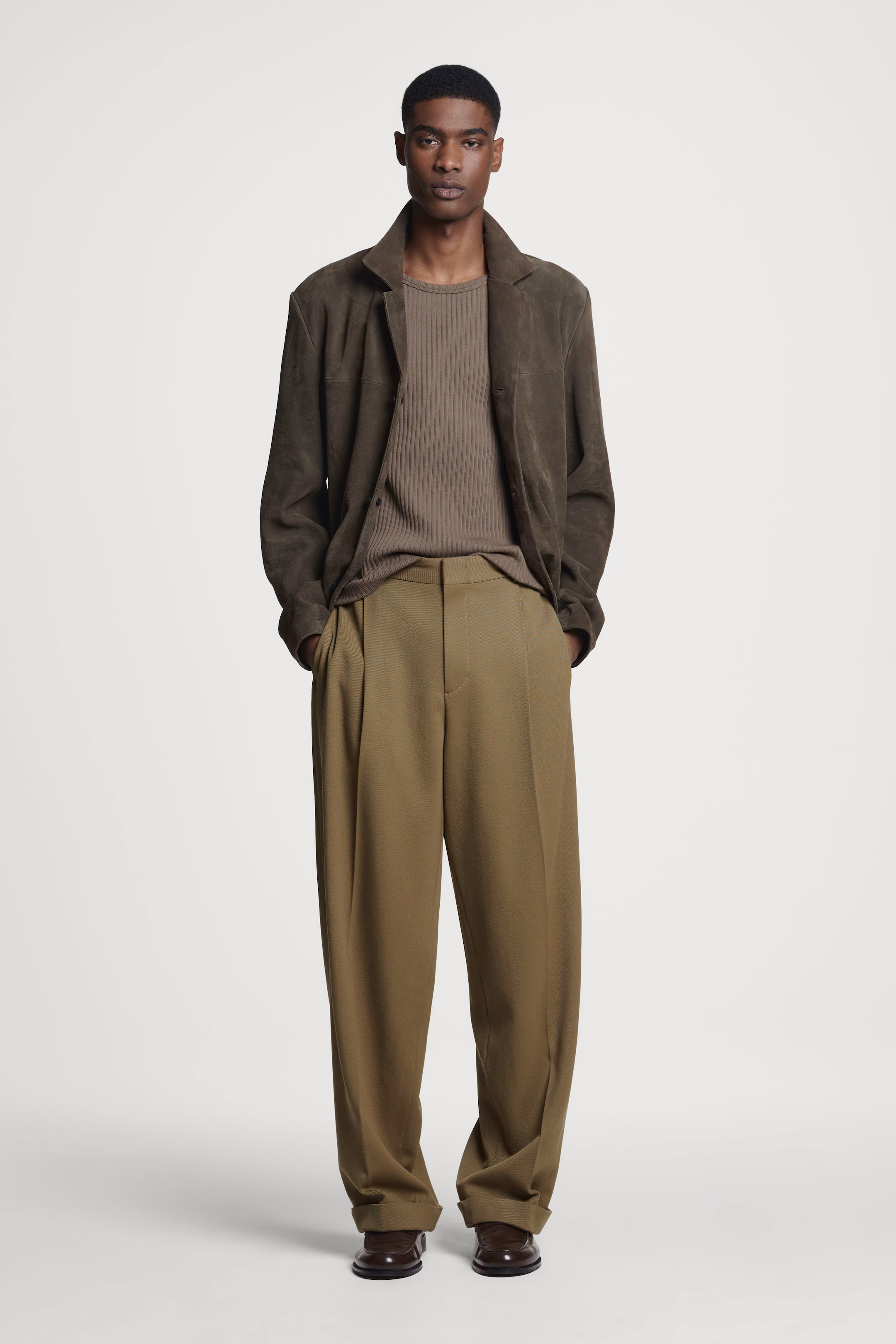 SLIM RIBBED COTTON TANK TOP