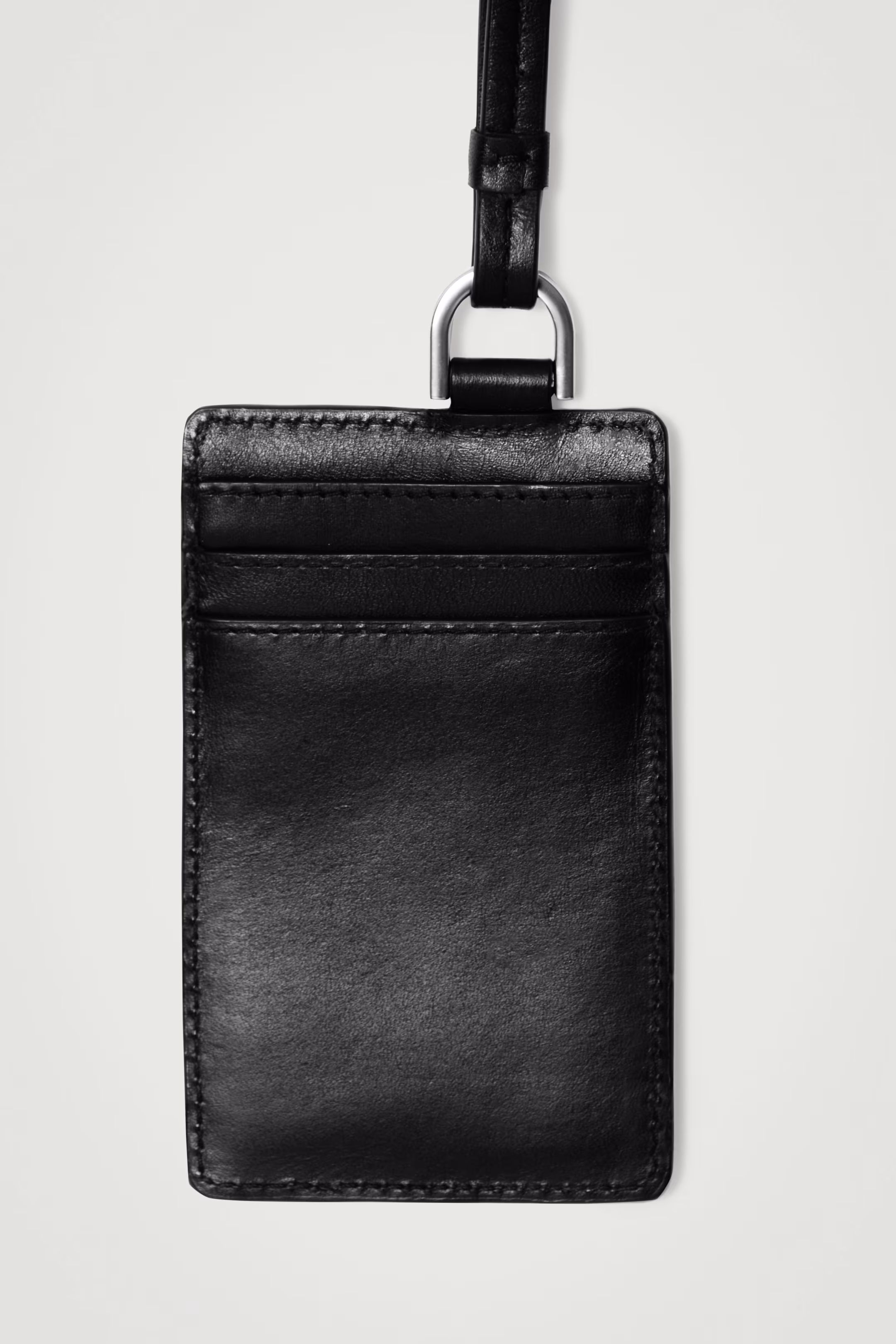 CARDHOLDER LANYARD - LEATHER