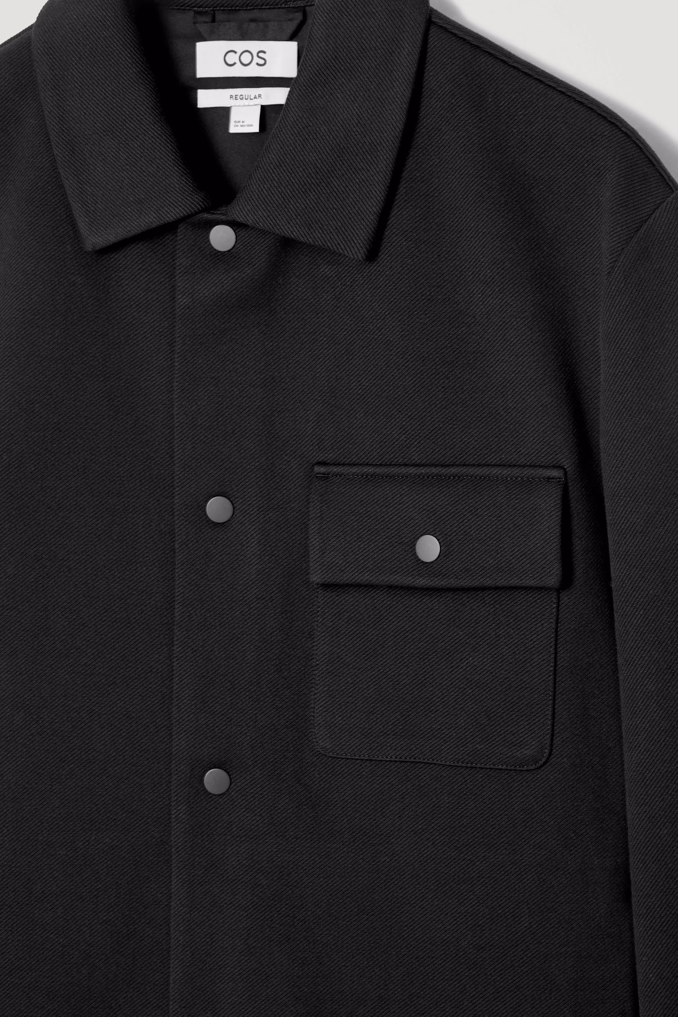 JERSEY-TWILL SHIRT JACKET