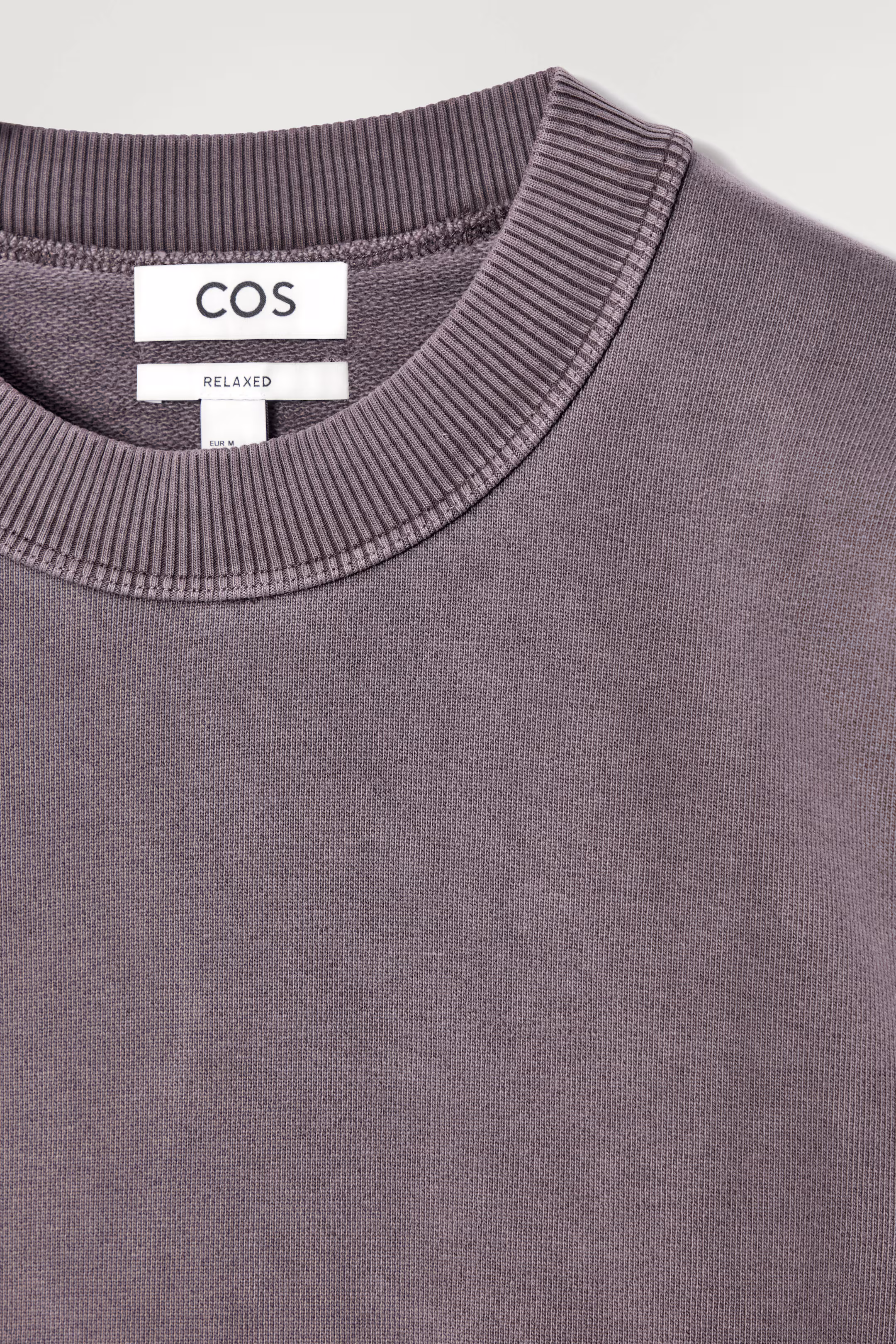 RELAXED WASHED-COTTON SWEATSHIRT