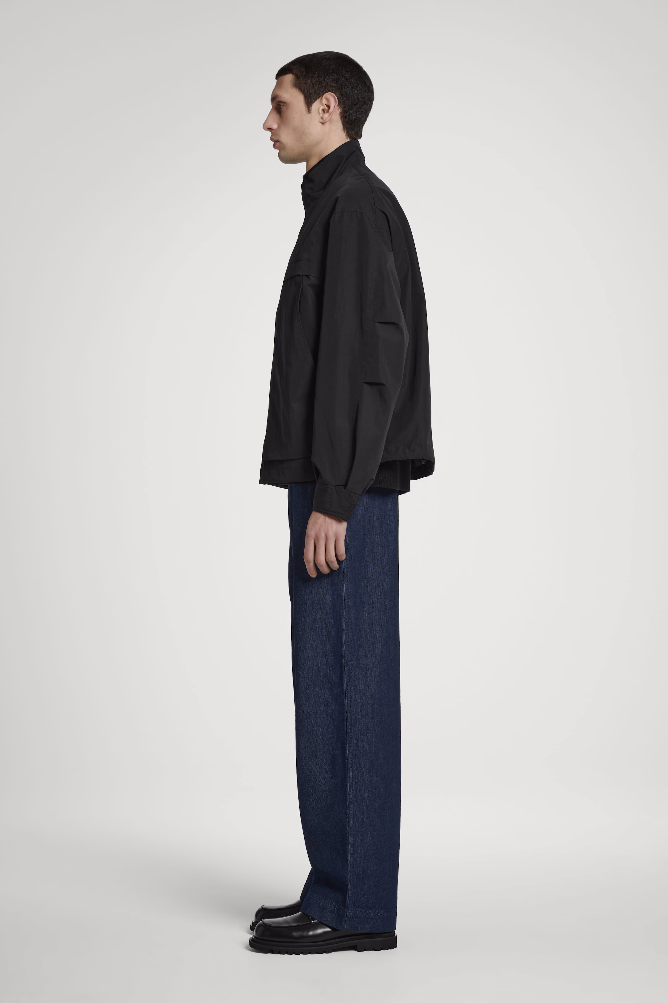 TWILL UTILITY BOMBER JACKET