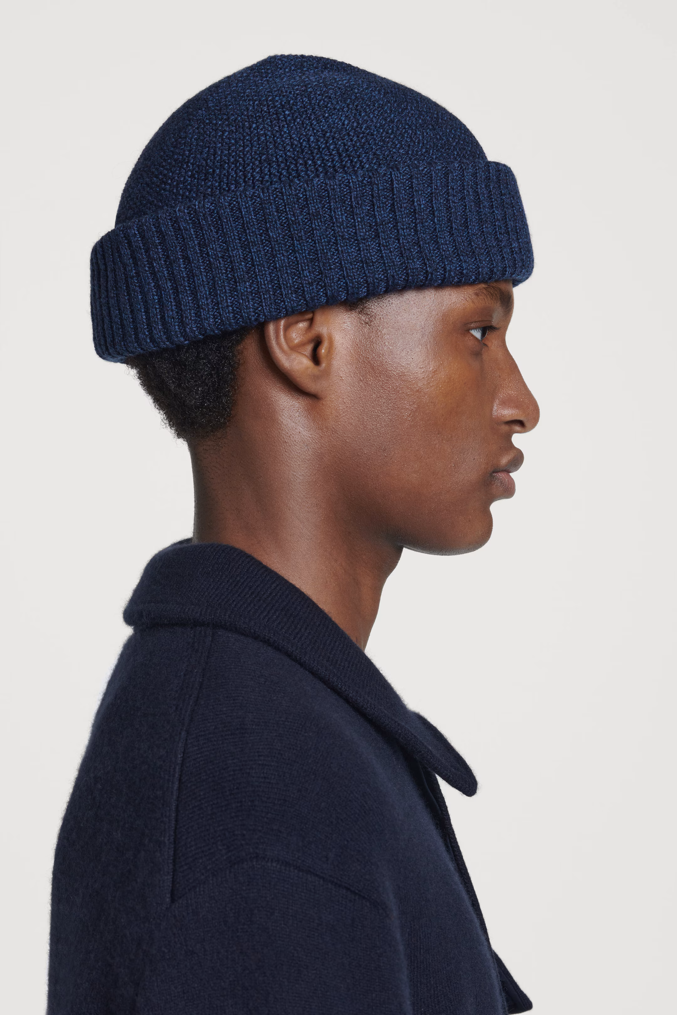 TEXTURED WOOL BEANIE