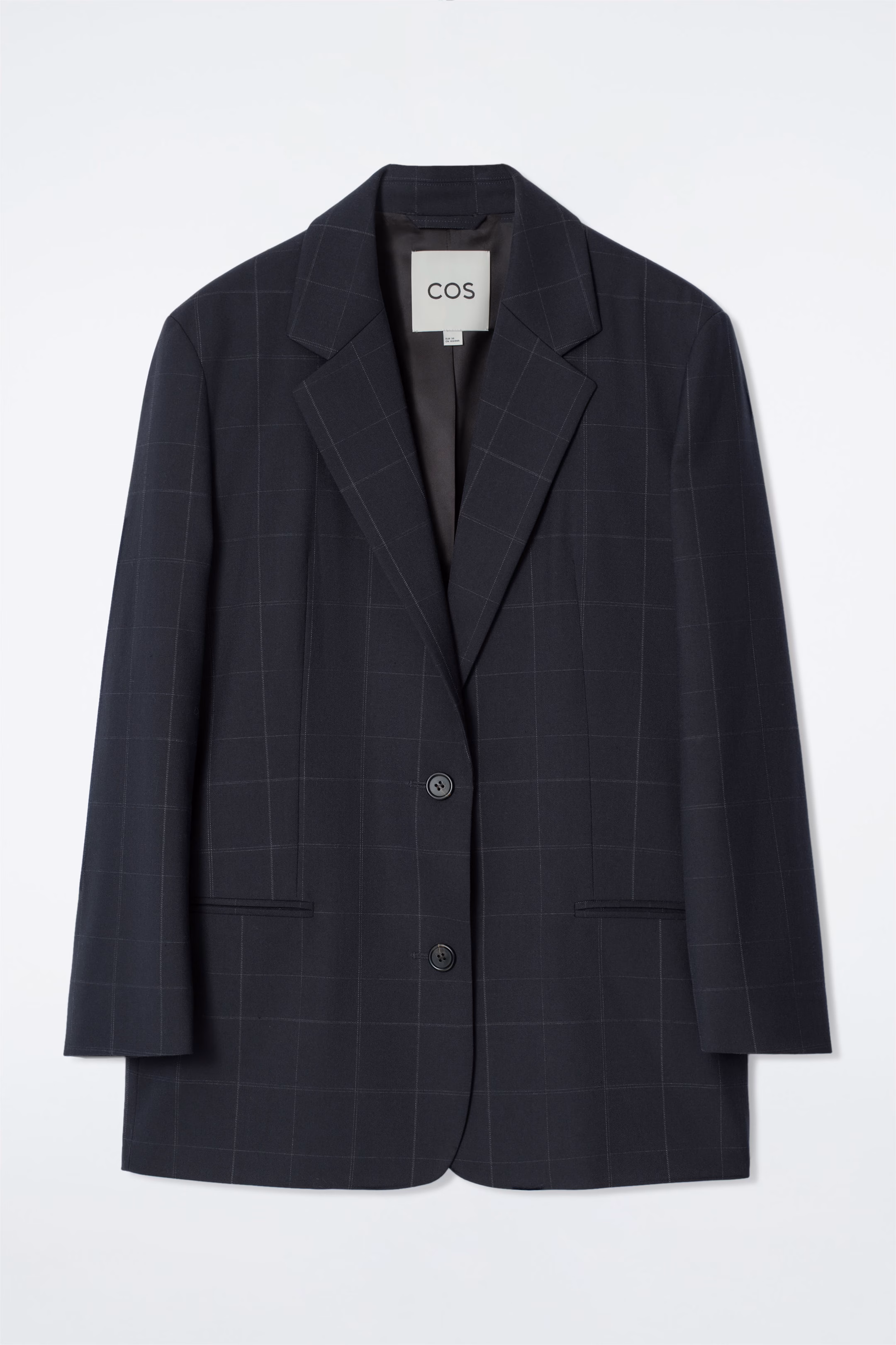 OVERSIZED WINDOWPANE-CHECK BLAZER