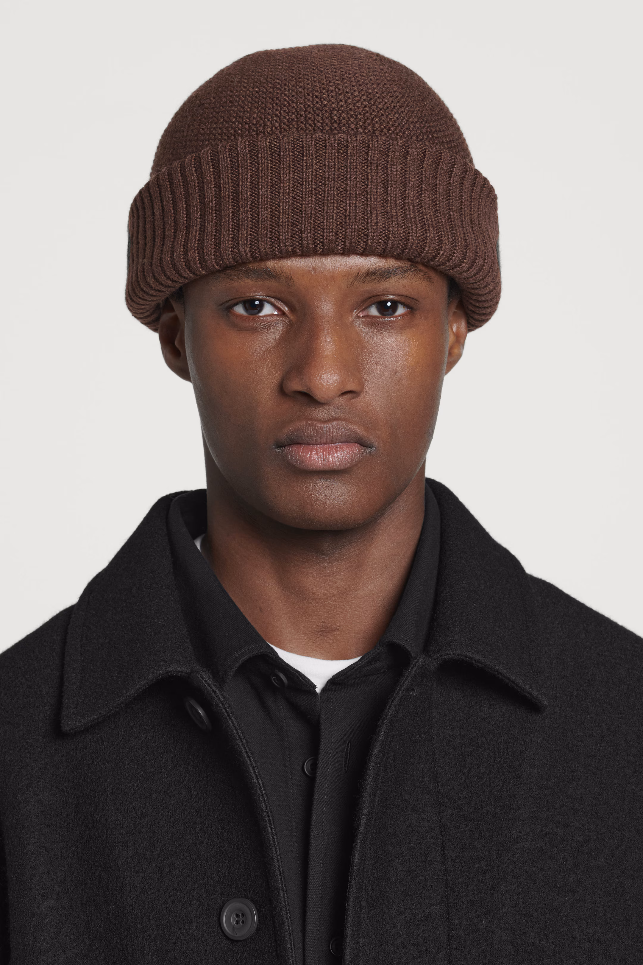TEXTURED WOOL BEANIE