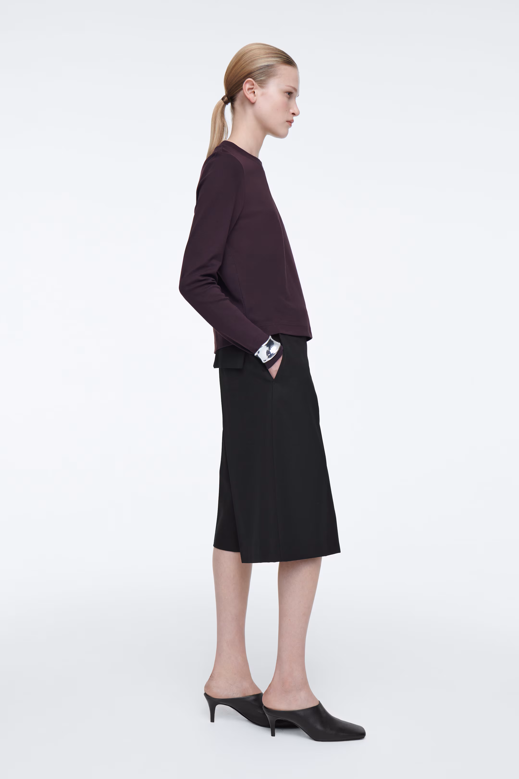 CLEAN CUT REGULAR LONG-SLEEVED T-SHIRT