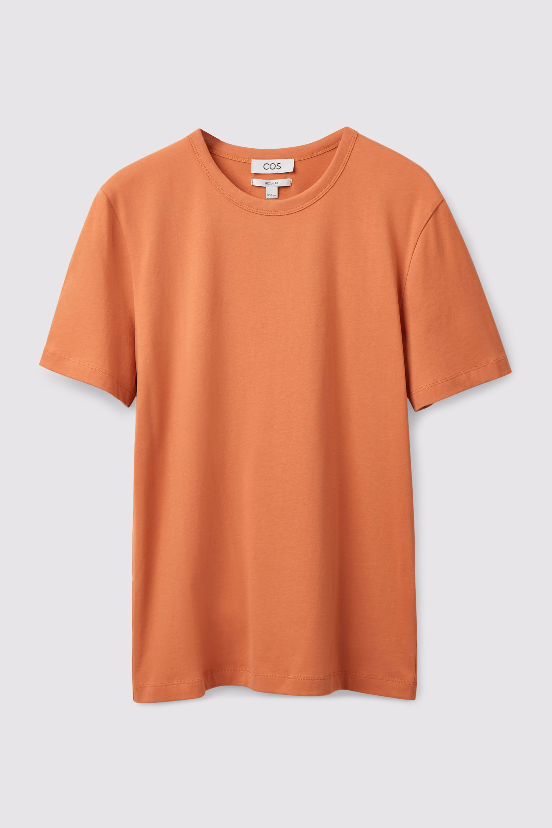 REGULAR LIGHTWEIGHT BRUSHED-COTTON T-SHIRT
