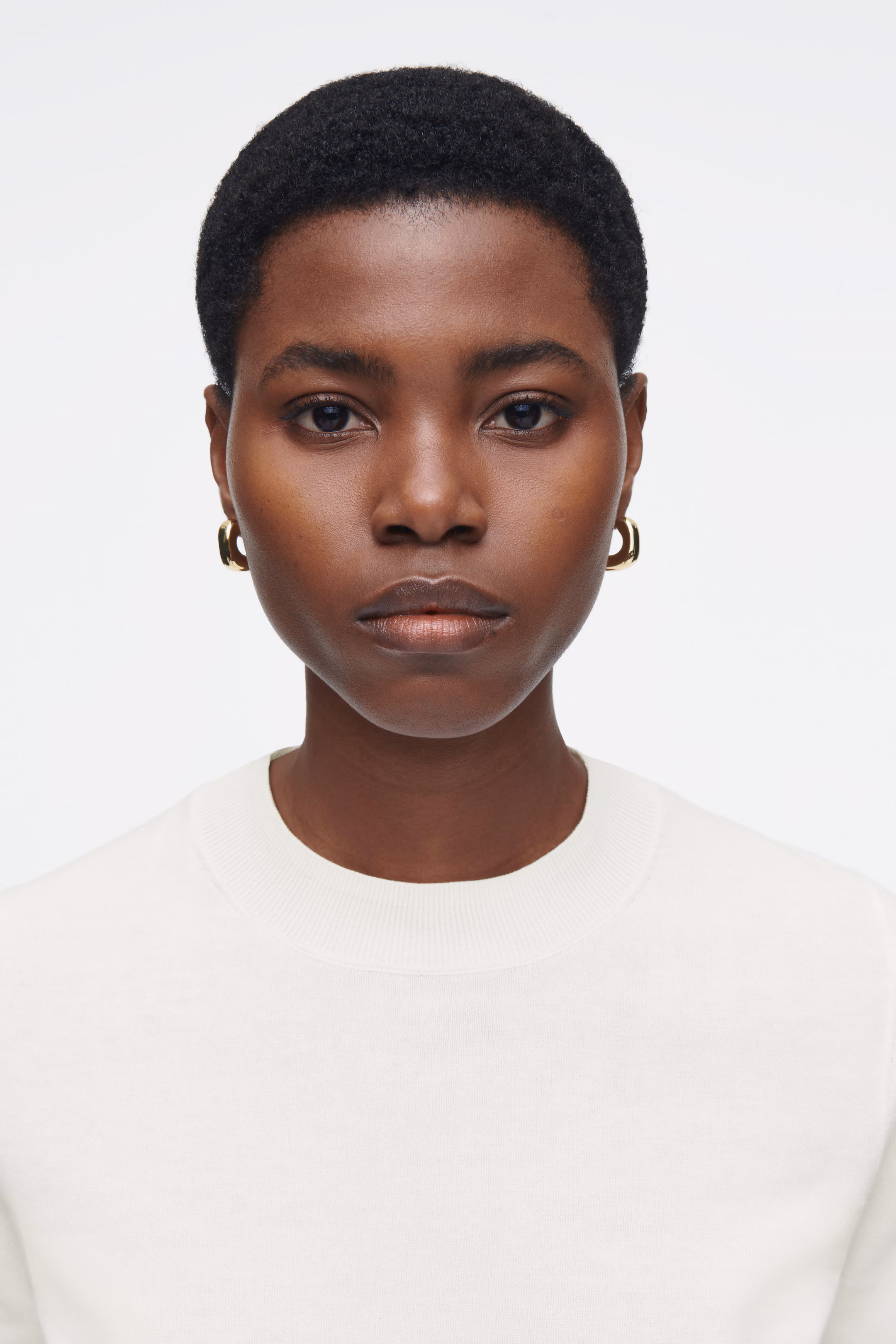 REGULAR KNITTED T-SHIRT