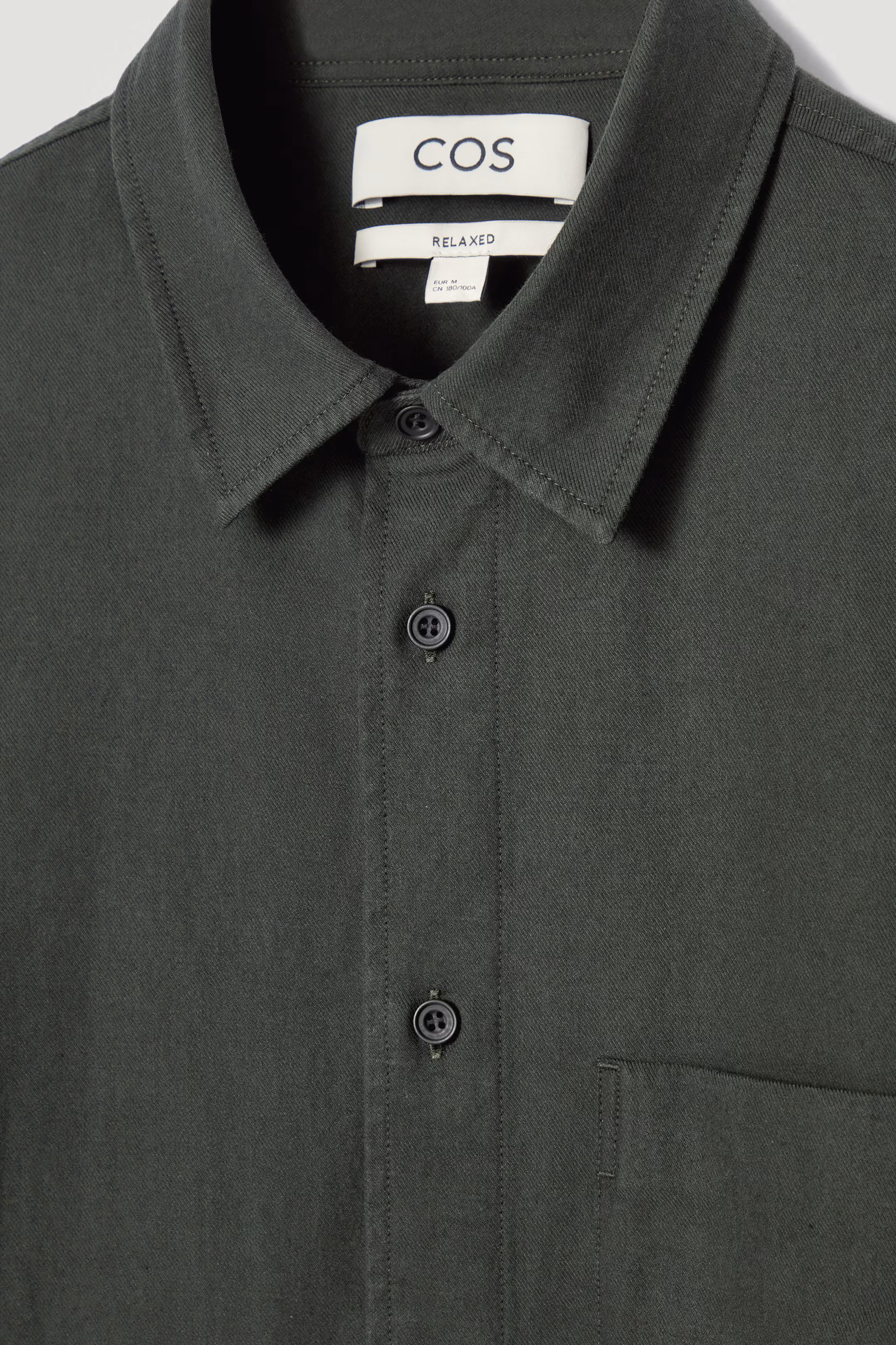 RELAXED BRUSHED COTTON-BLEND SHIRT