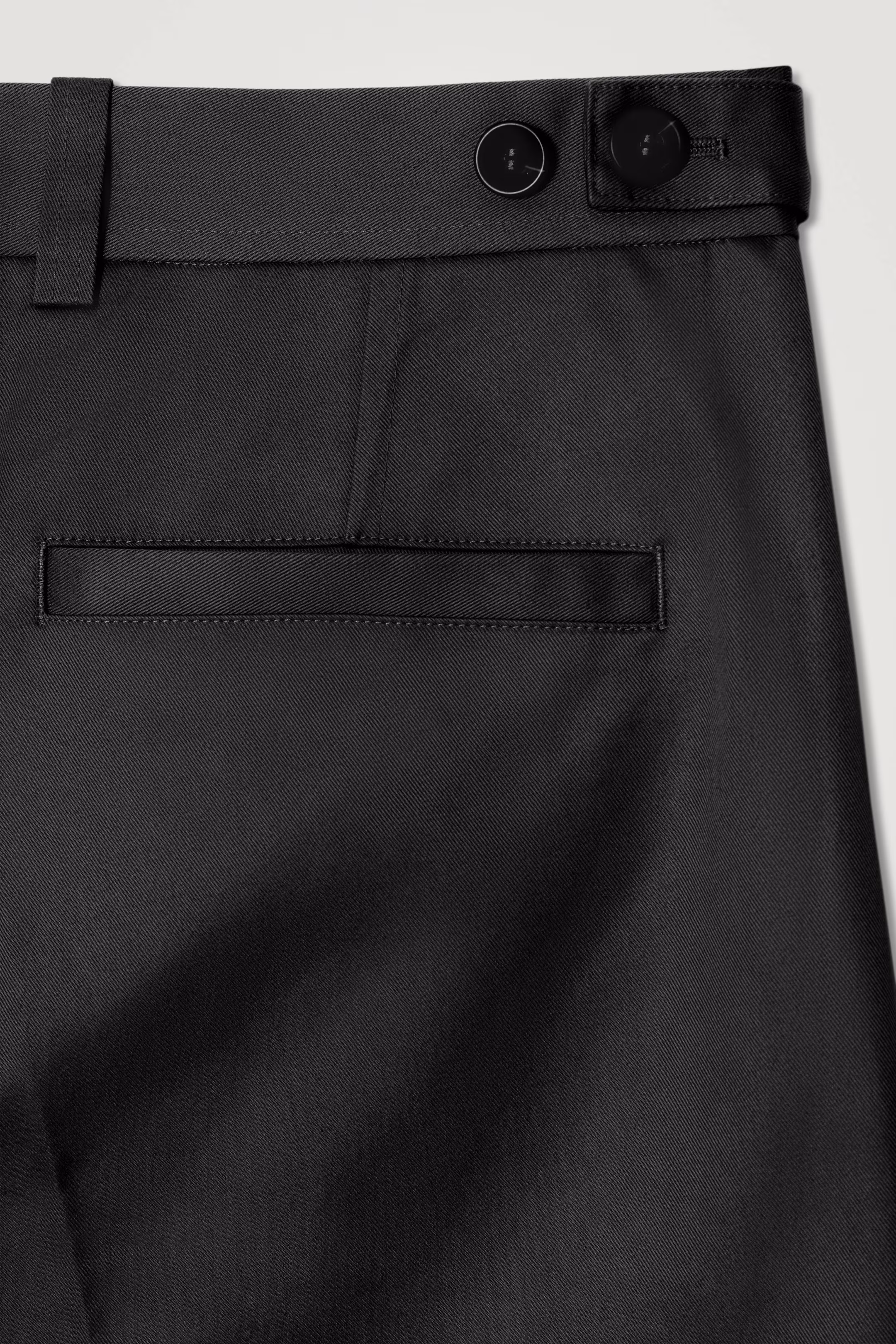 RELAXED COTTON STRAIGHT-LEG TROUSERS