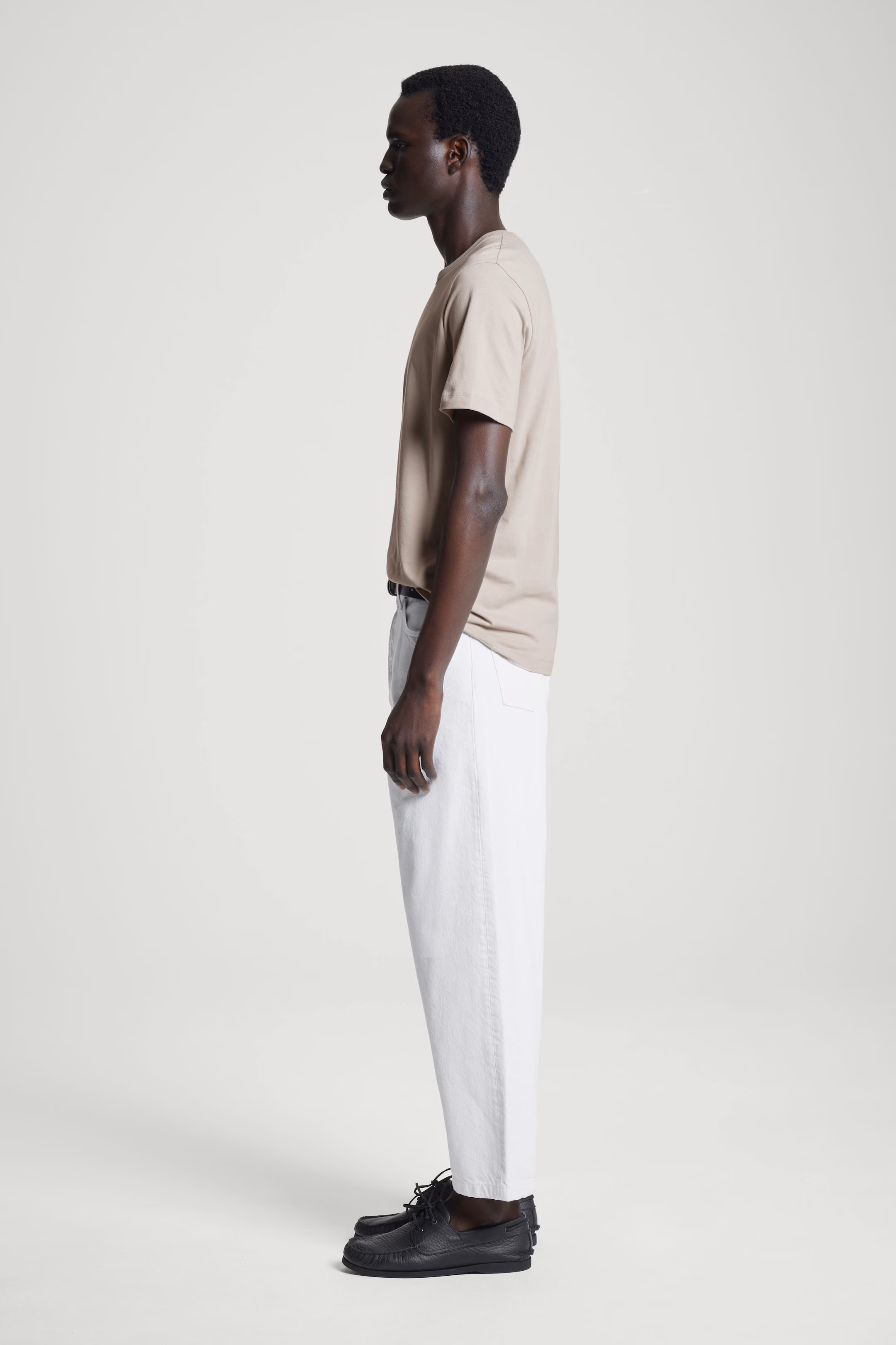 REGULAR LIGHTWEIGHT BRUSHED-COTTON T-SHIRT