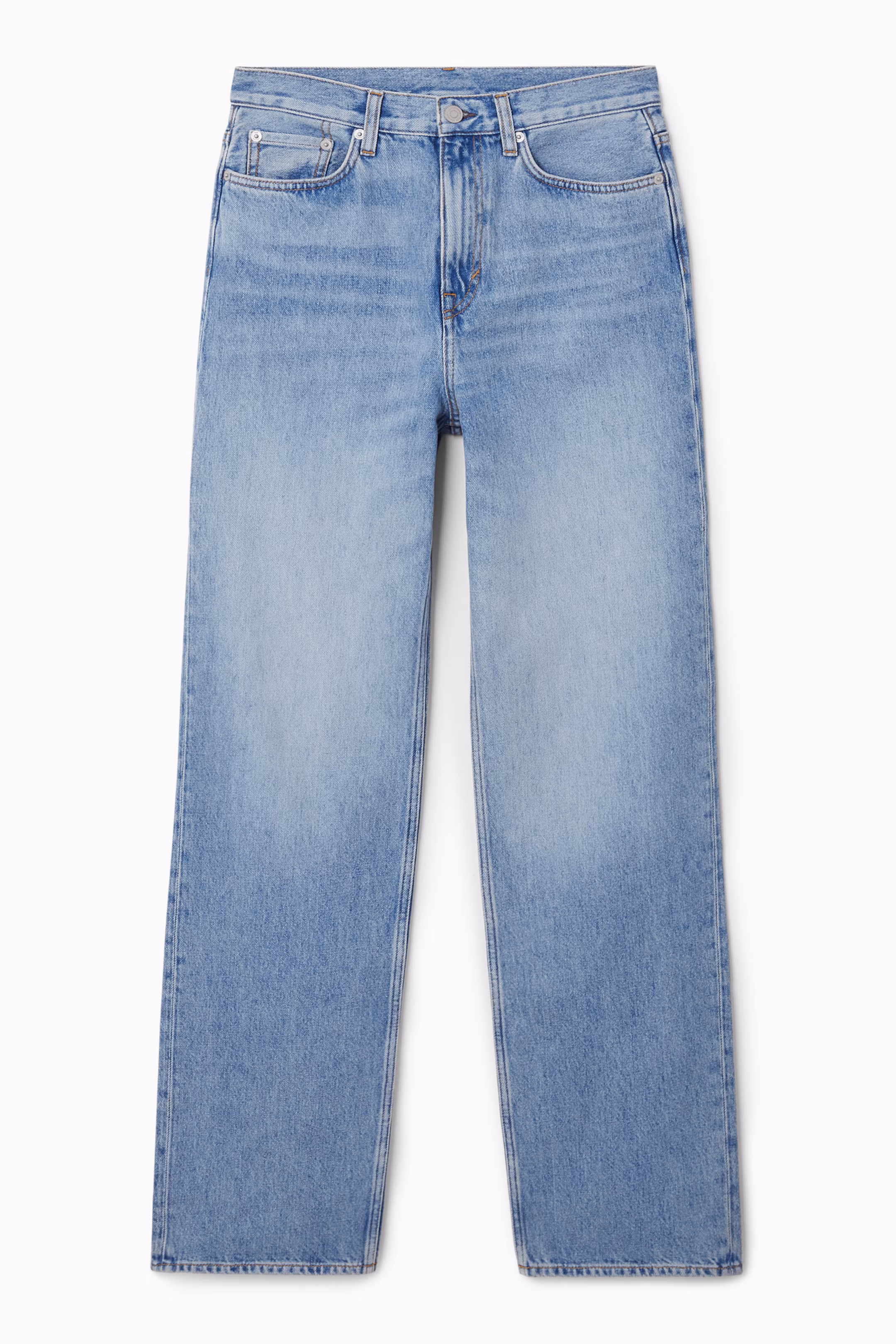 COLUMN STRAIGHT-LEG JEANS