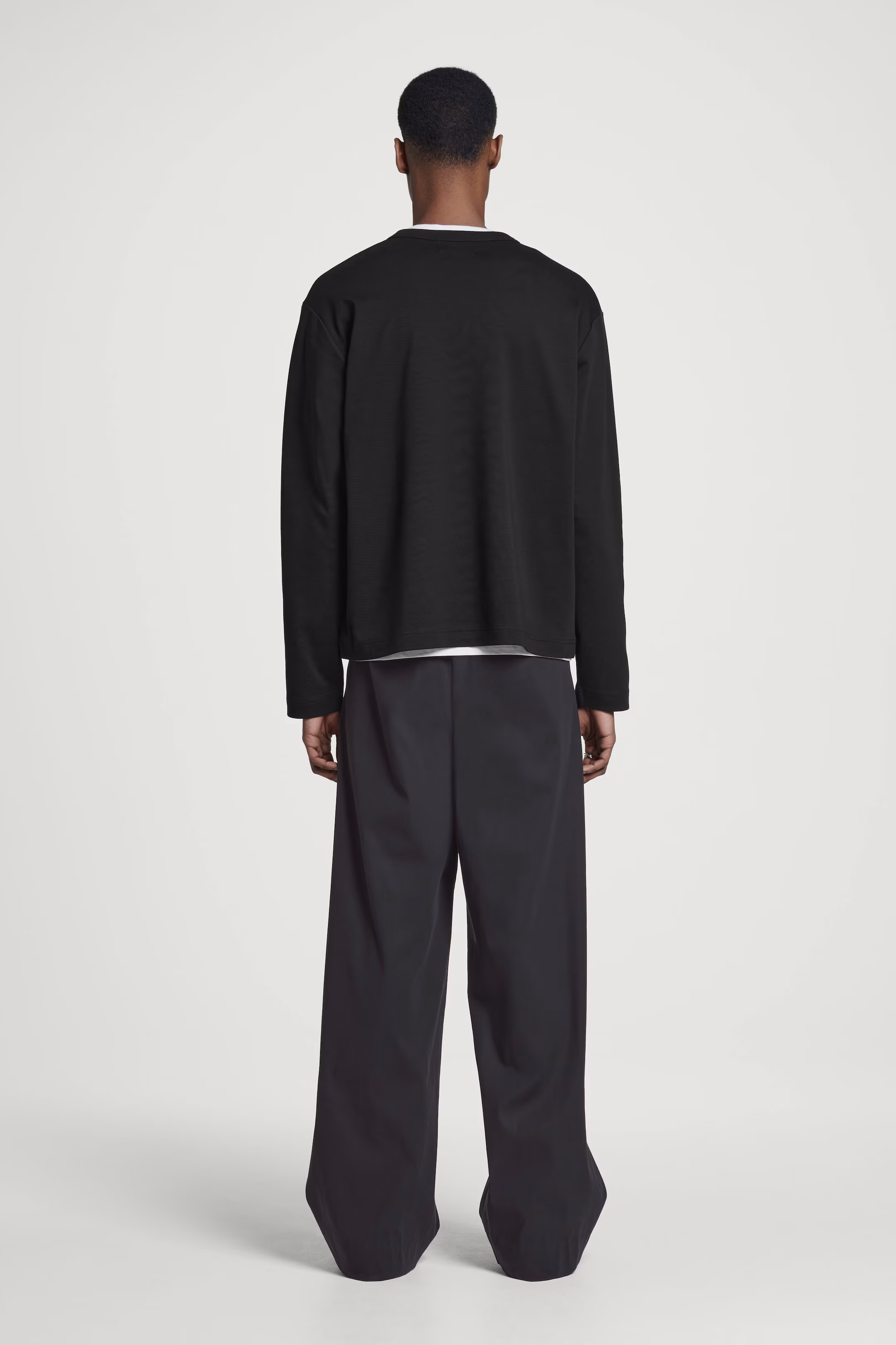 RELAXED COTTON-JERSEY LONG-SLEEVED T-SHIRT