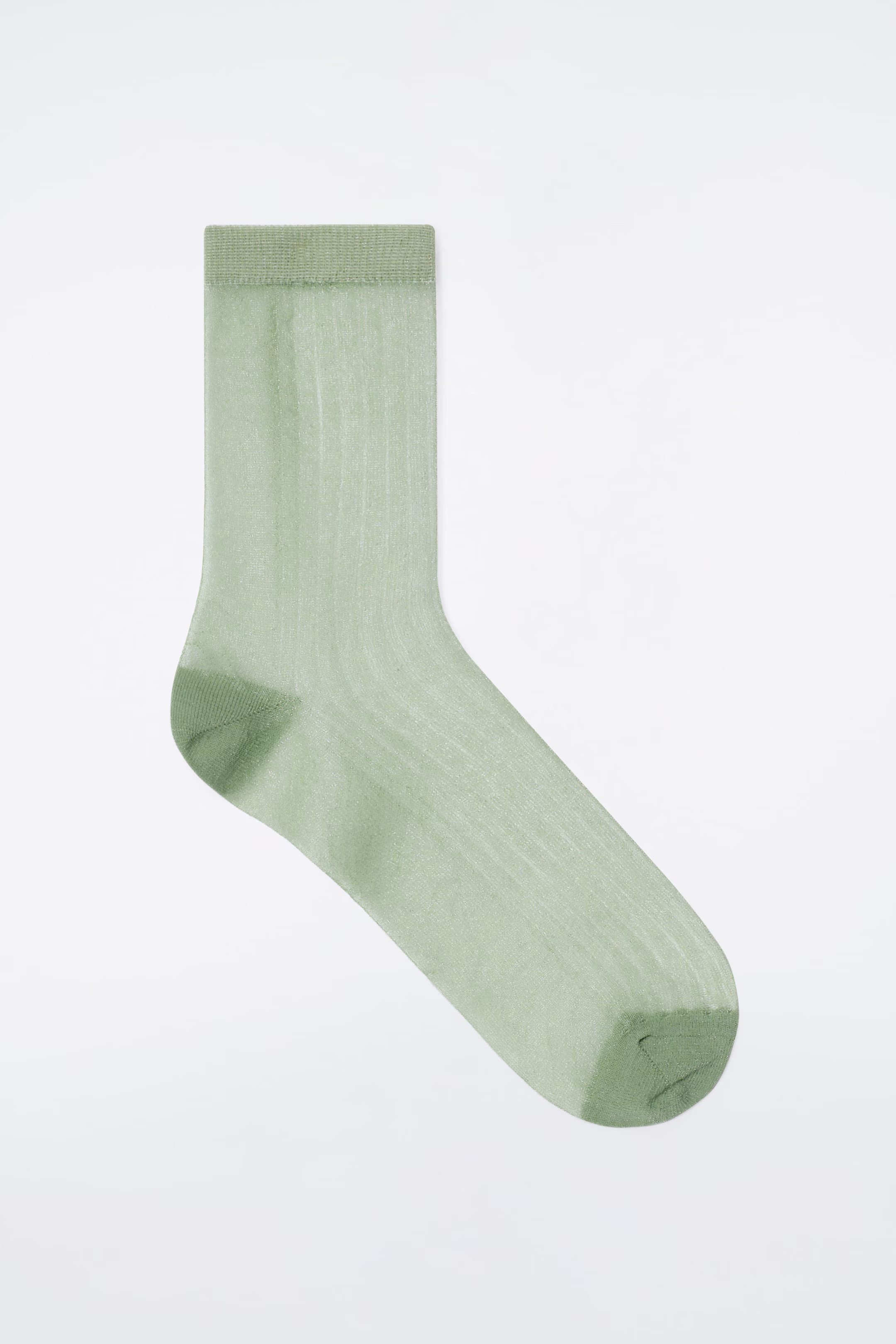 RIBBED SHEER SOCKS