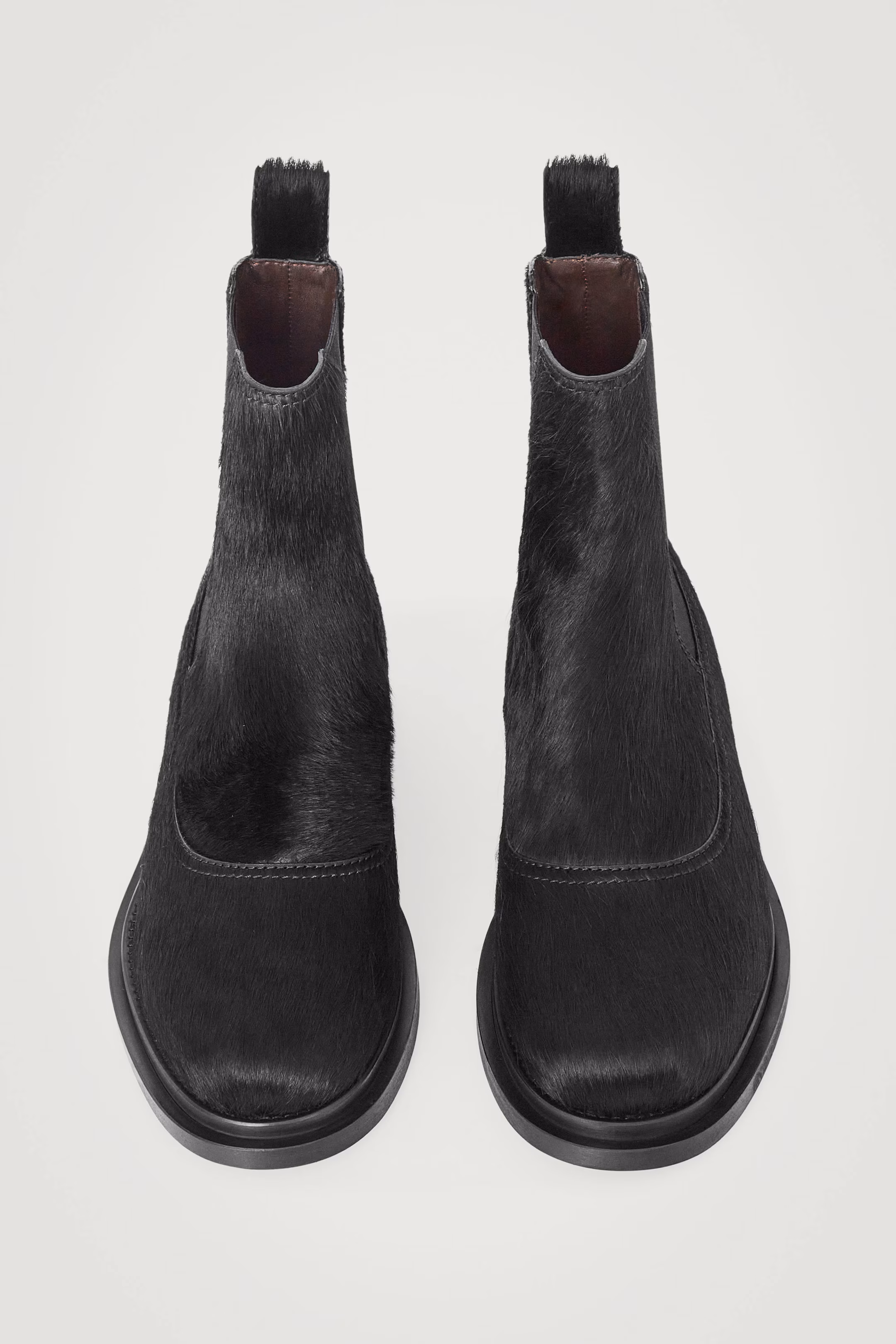 THE PONY HAIR CHELSEA BOOTS
