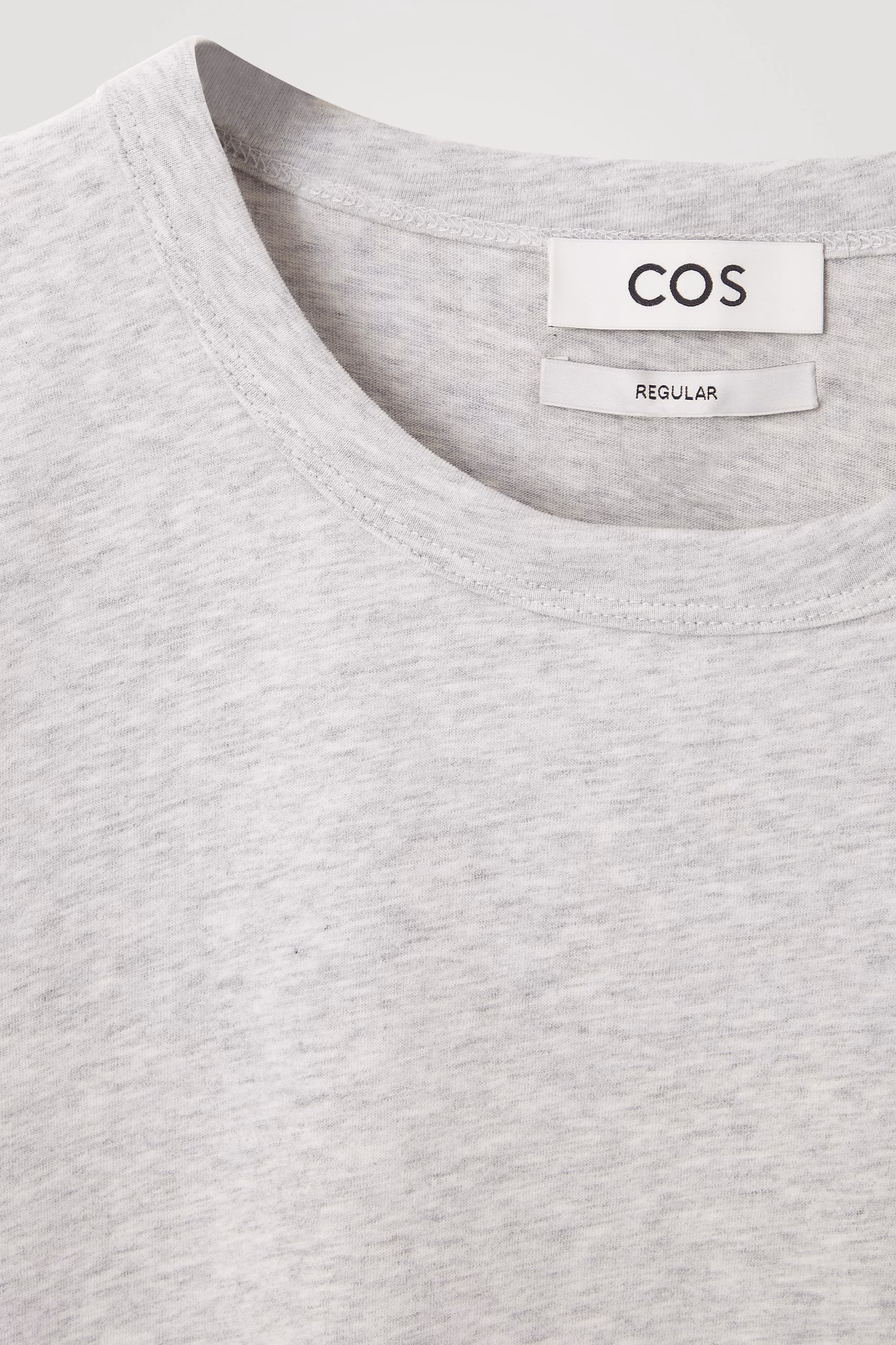 REGULAR LIGHTWEIGHT BRUSHED-COTTON T-SHIRT