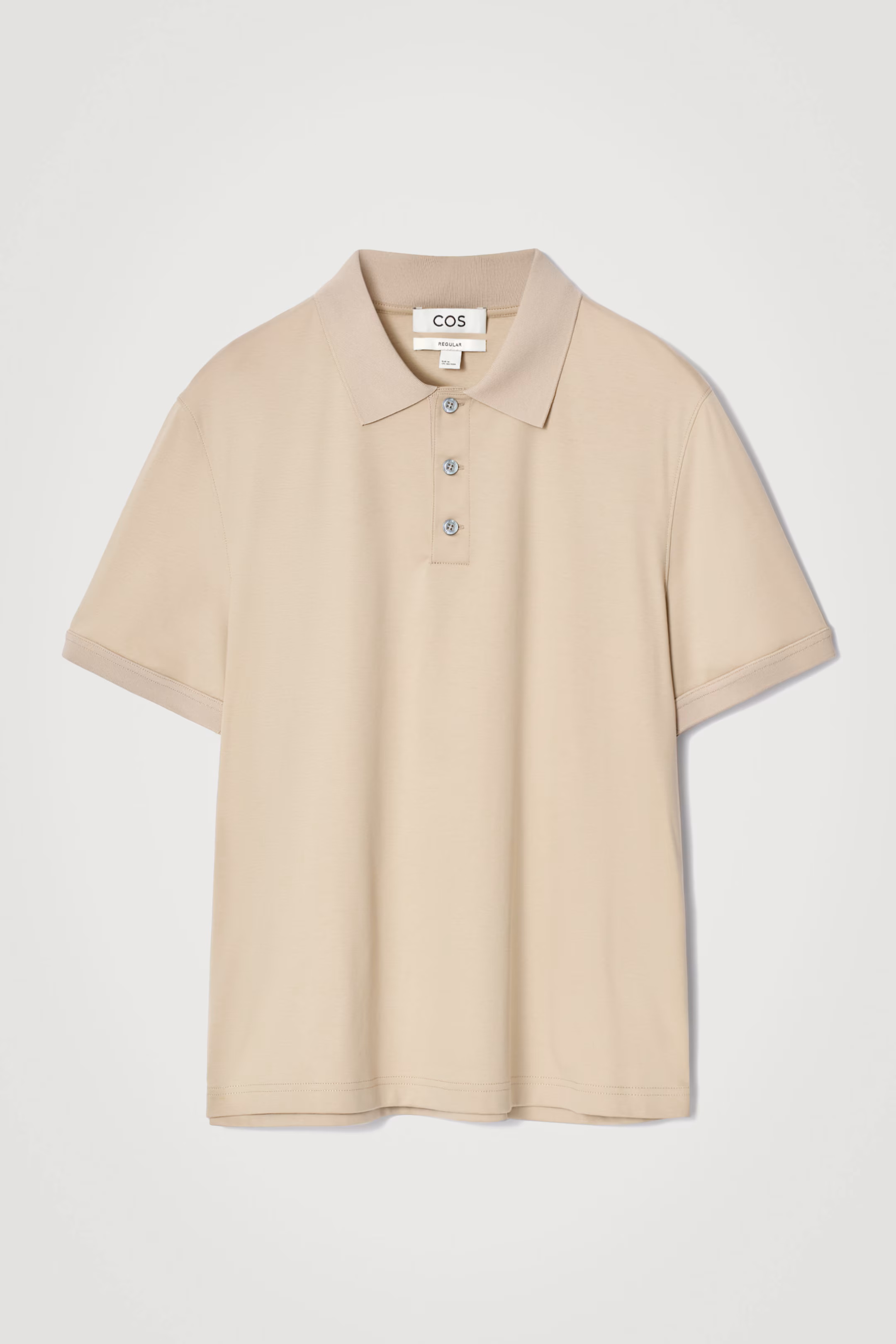REGULAR-FIT MERCERISED-COTTON POLO SHIRT