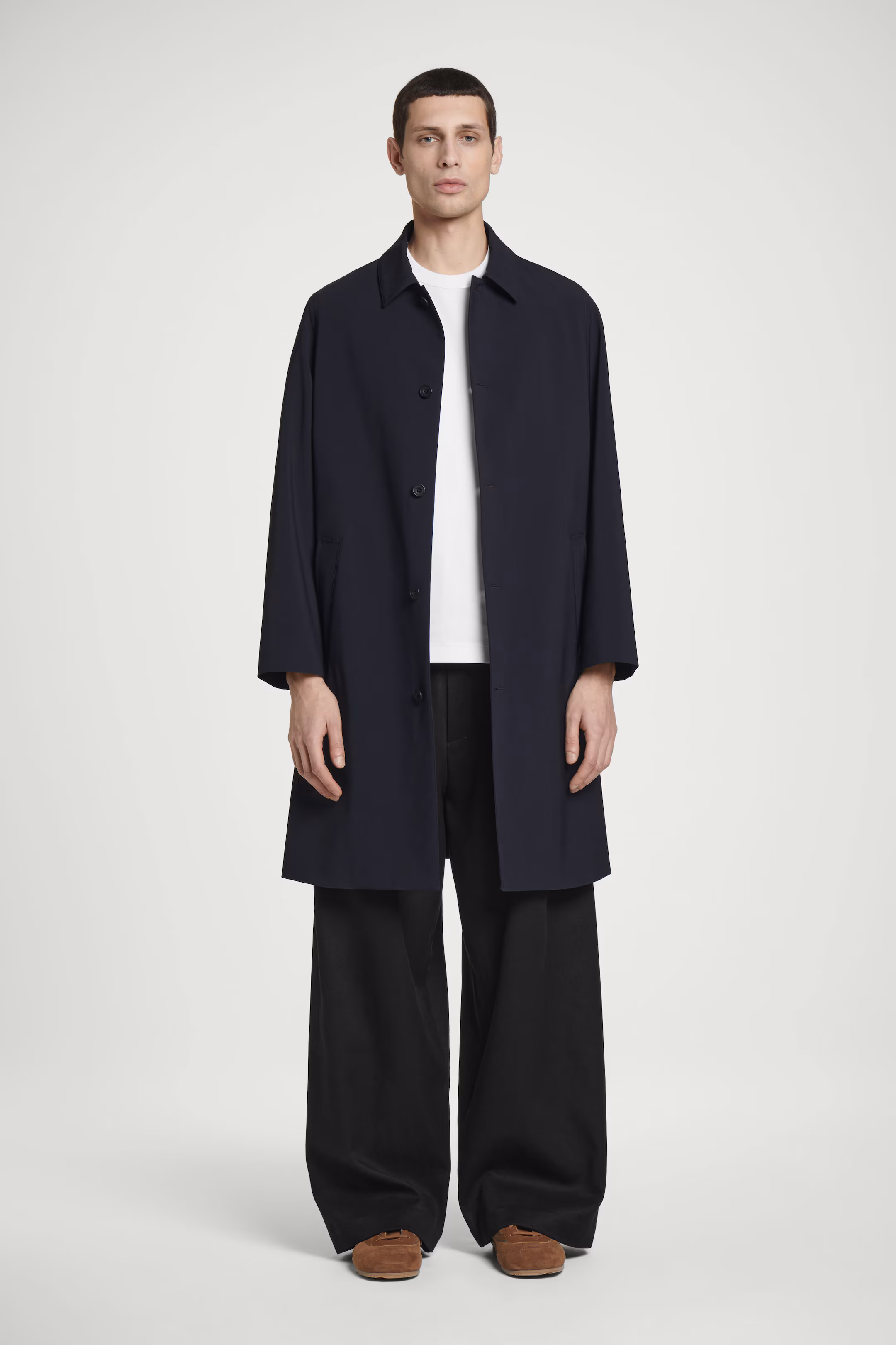 INTERLOCK COTTON CREW-NECK T-SHIRT