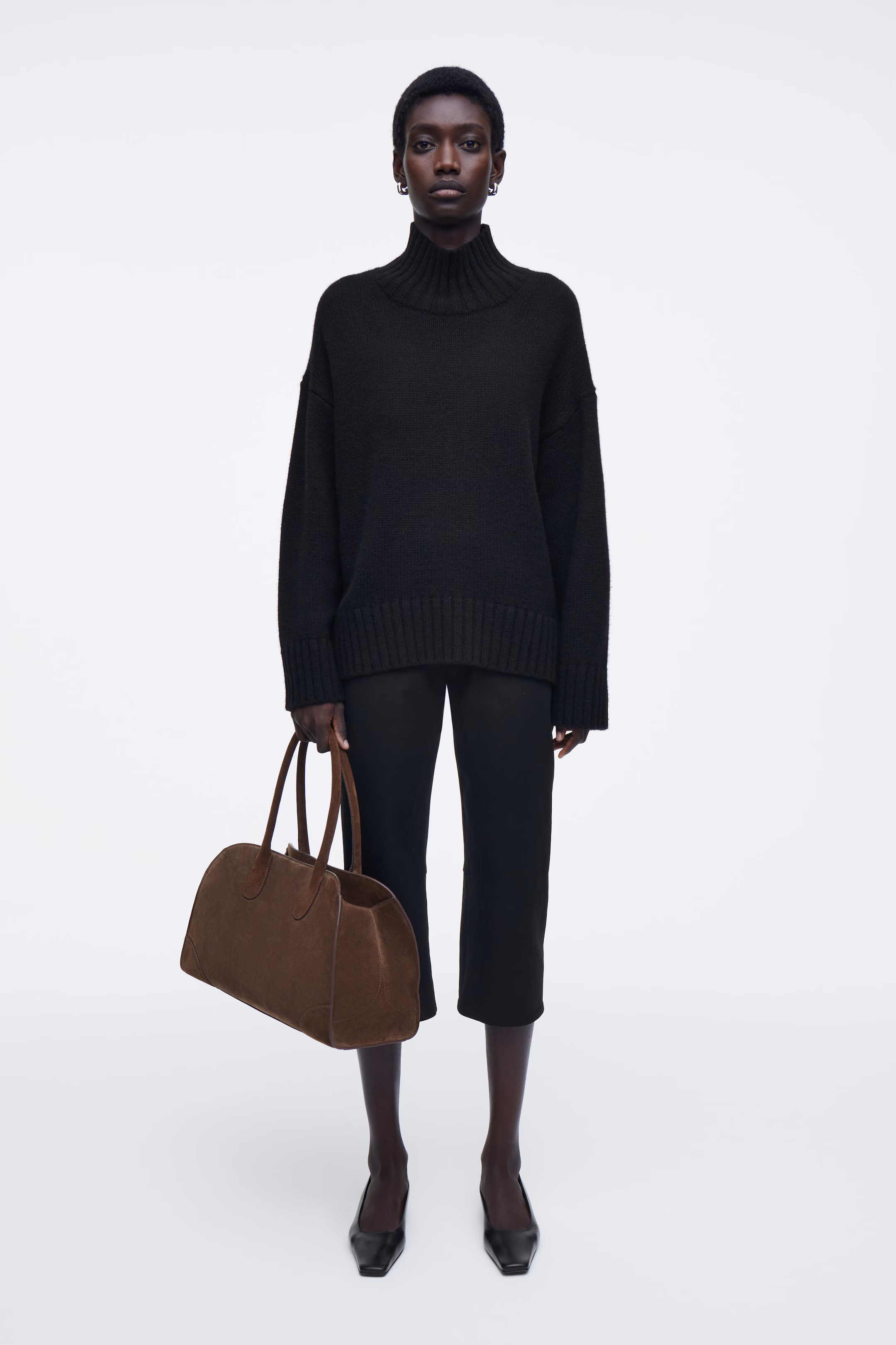 SMALL STUDIO BOWLING BAG - LEATHER