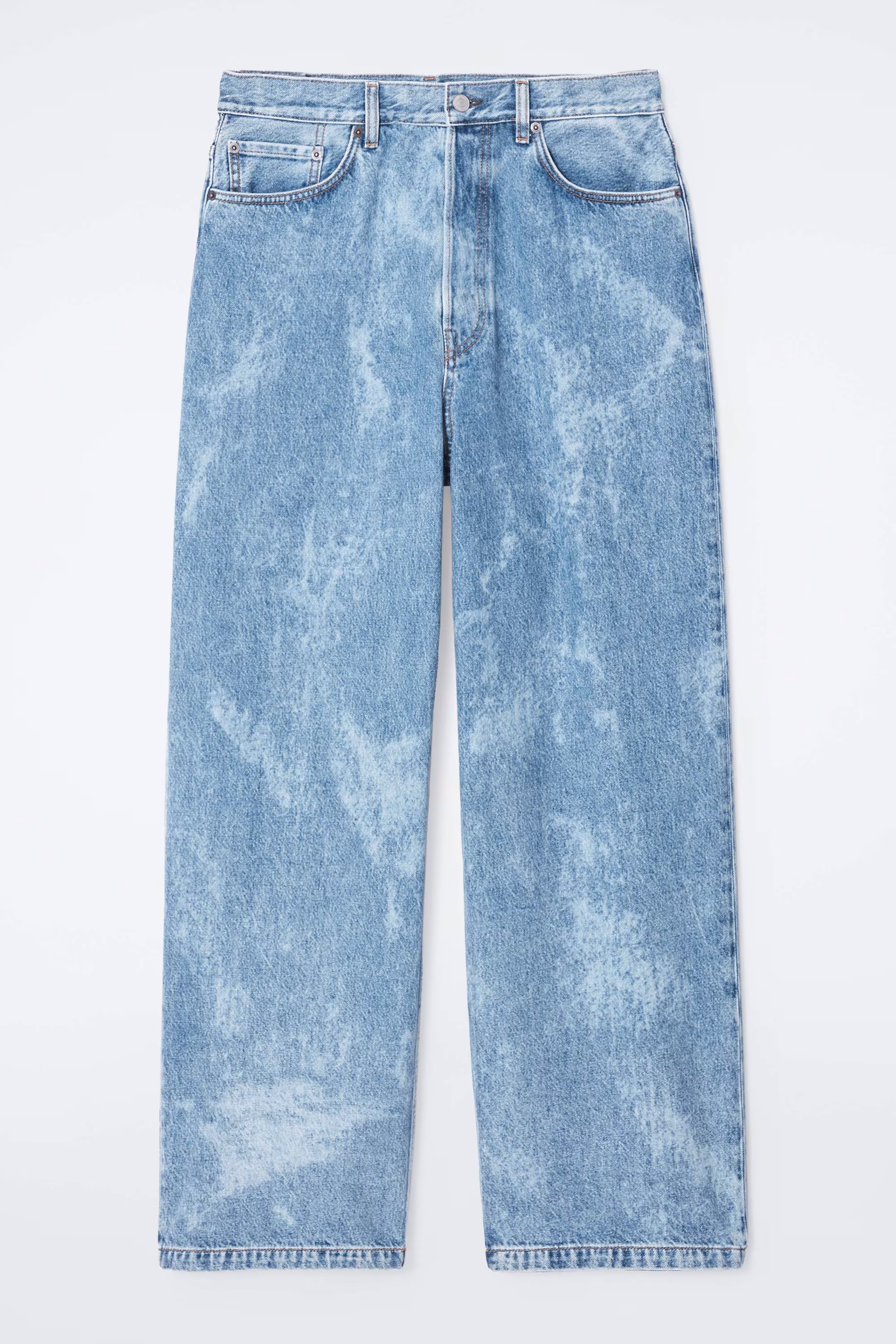 VOLUME WIDE-LEG JEANS