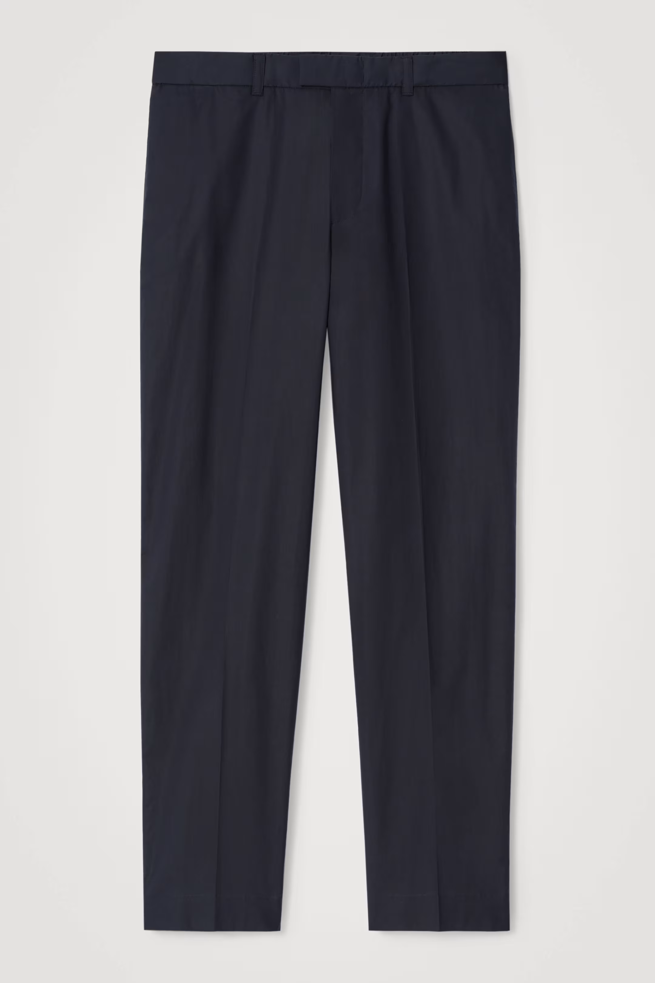 COTTON STRAIGHT-LEG TROUSERS
