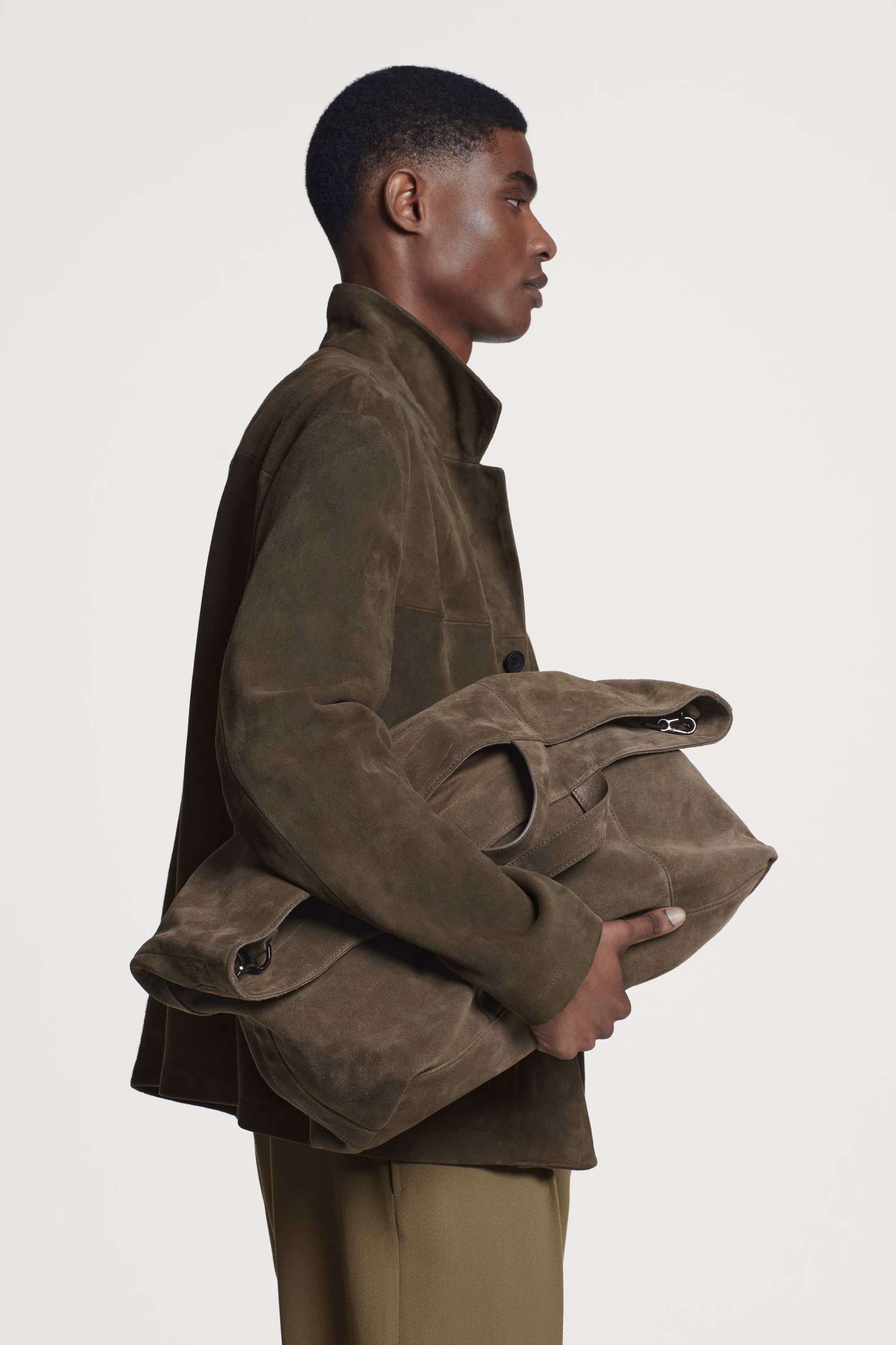 CONVERTIBLE TOTE BAG - SUEDE