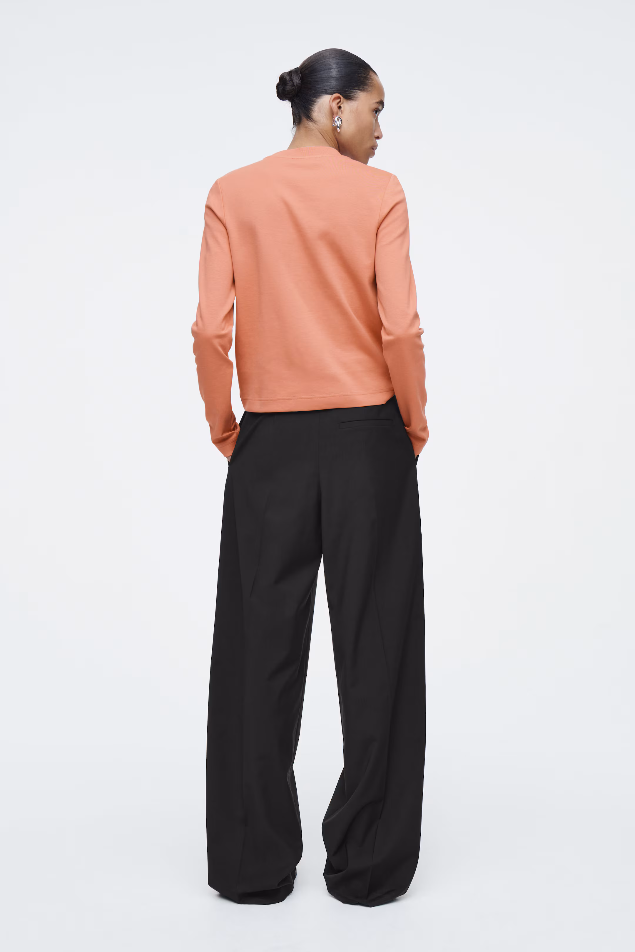 CLEAN CUT REGULAR LONG-SLEEVED T-SHIRT