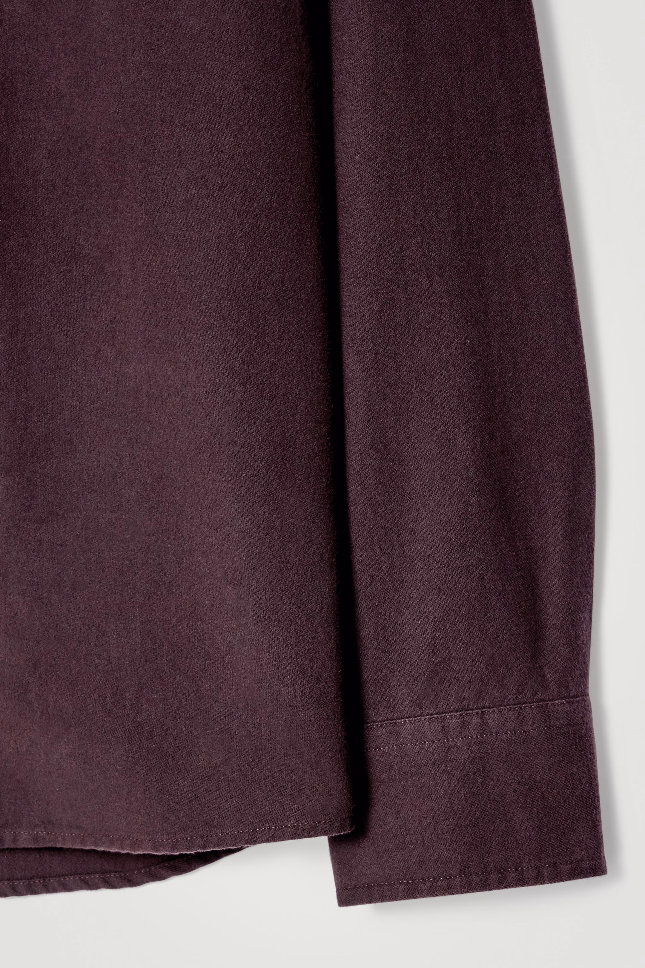 RELAXED BRUSHED COTTON-BLEND SHIRT