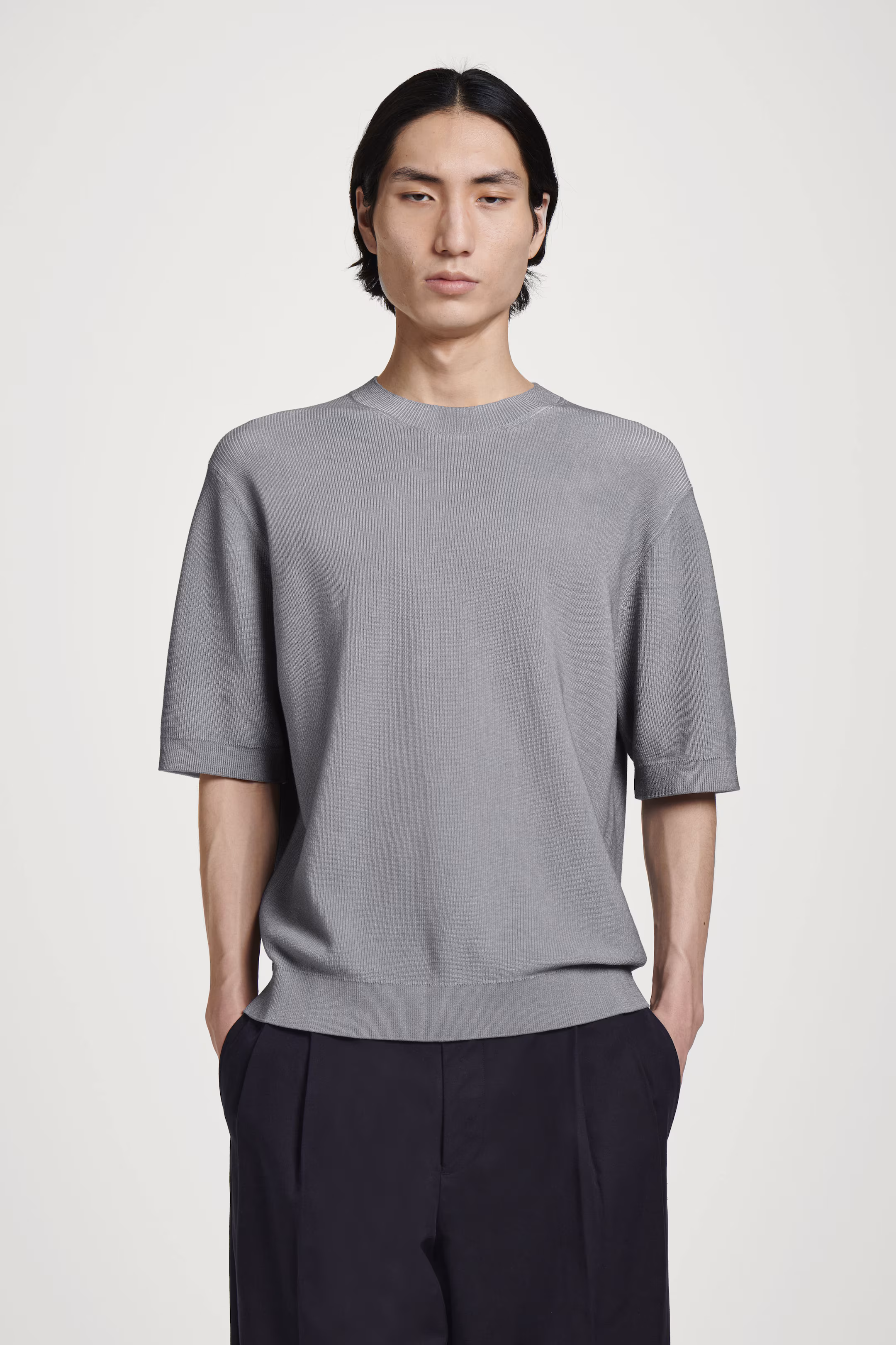 RELAXED PRINTED KNITTED T-SHIRT