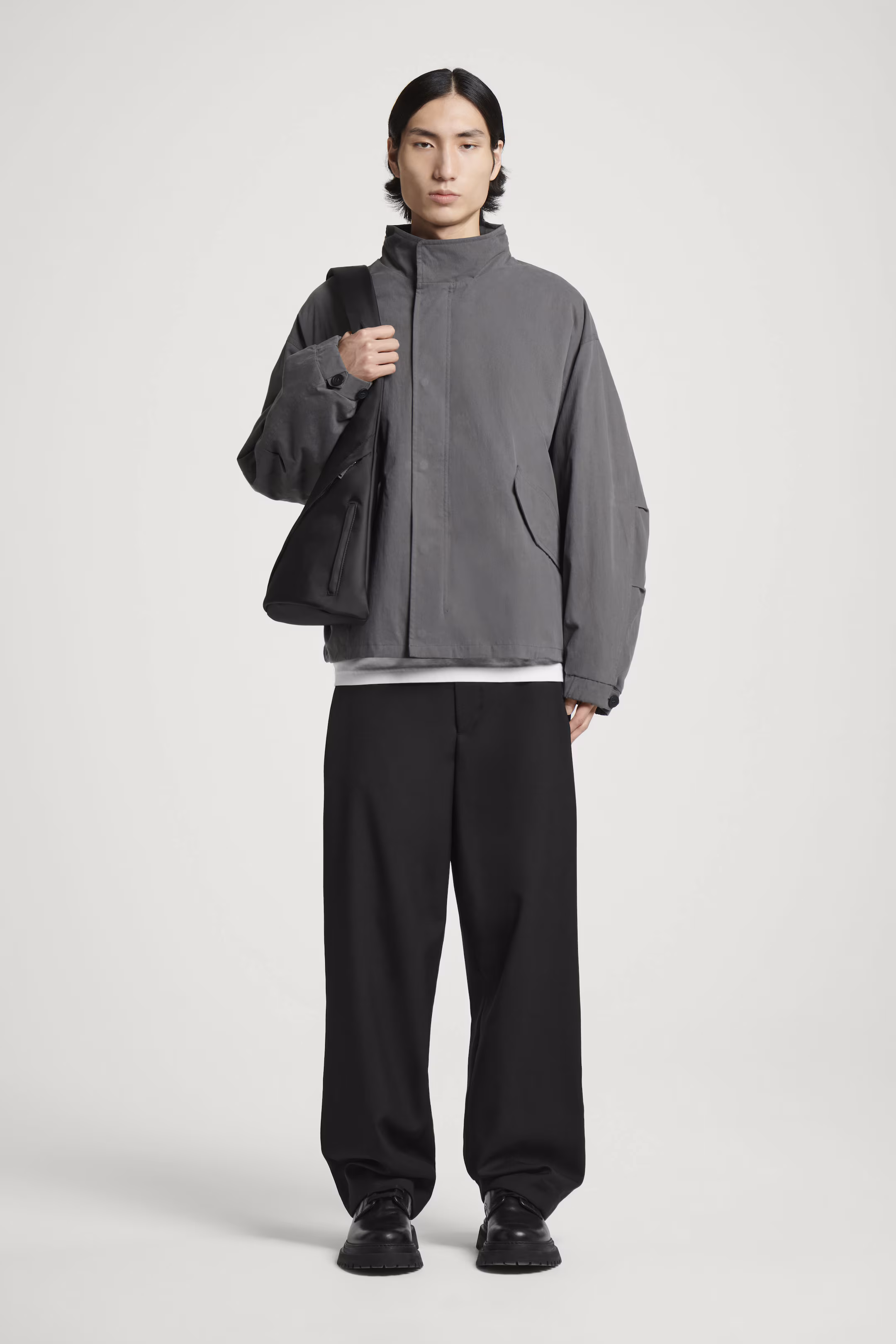 SLING WATER-RESISTANT CROSSBODY BAG - NYLON