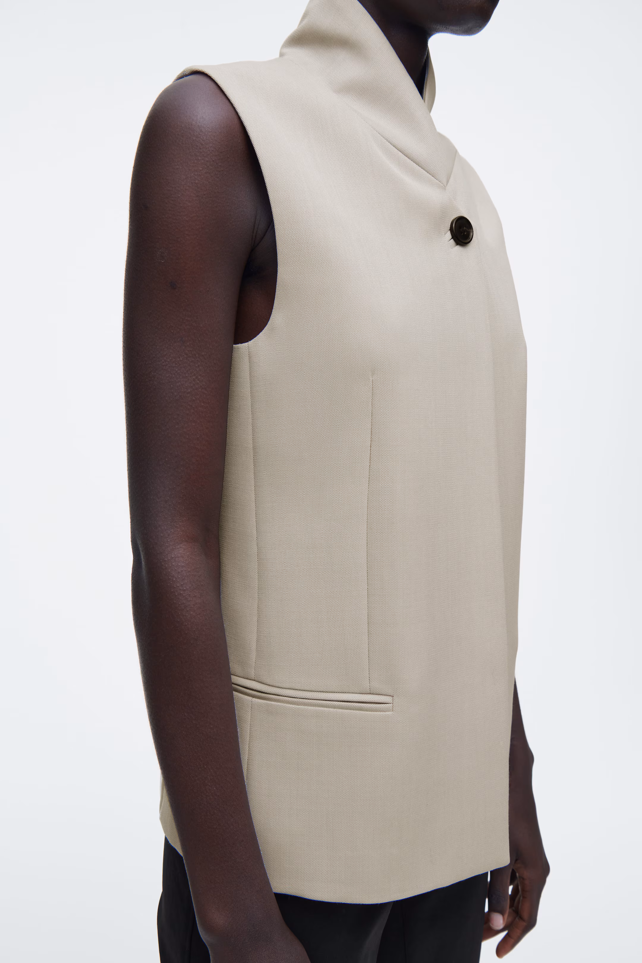 LONGLINE WOOL WAISTCOAT