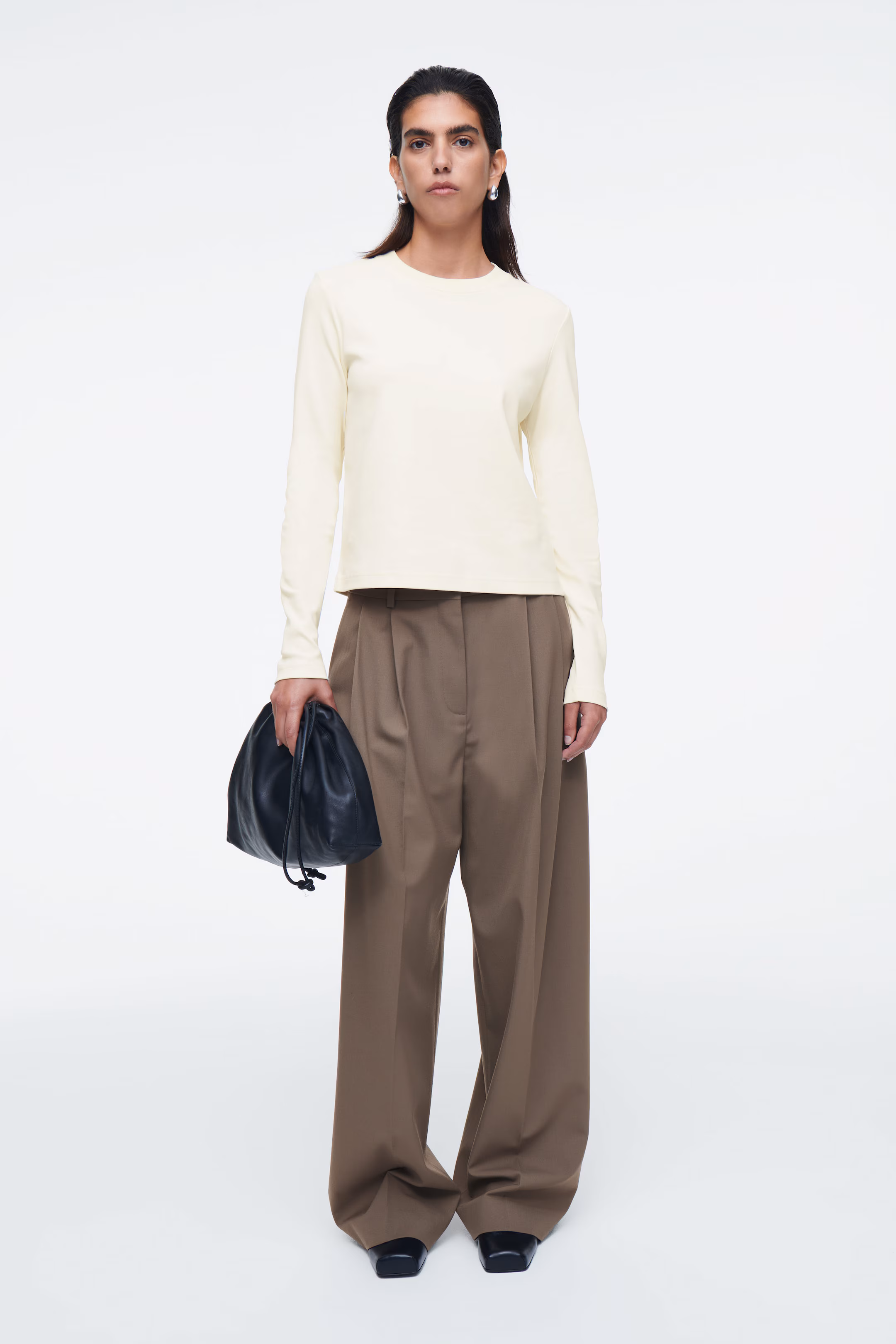 CLEAN CUT REGULAR LONG-SLEEVED T-SHIRT