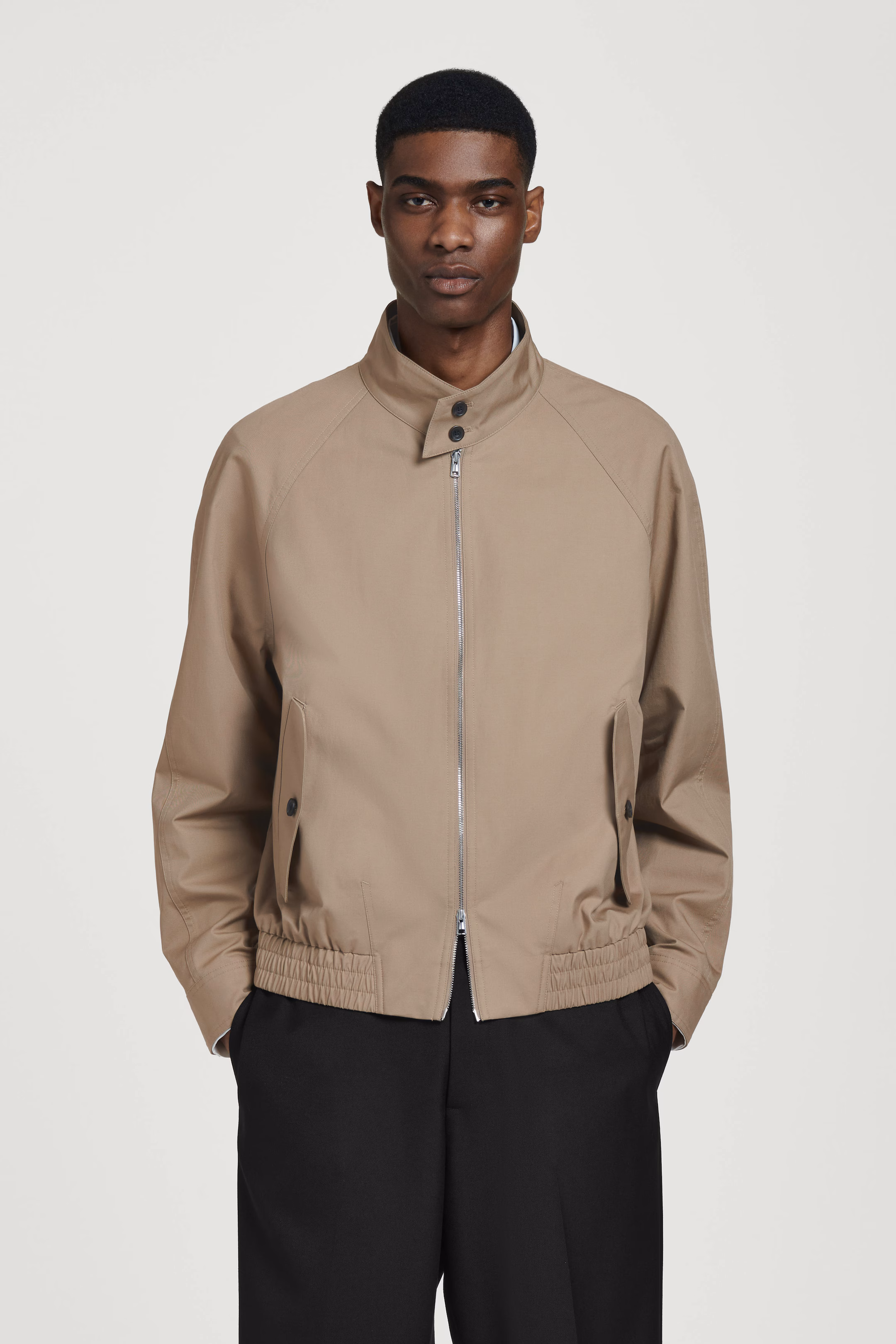 WATER-REPELLENT HARRINGTON JACKET