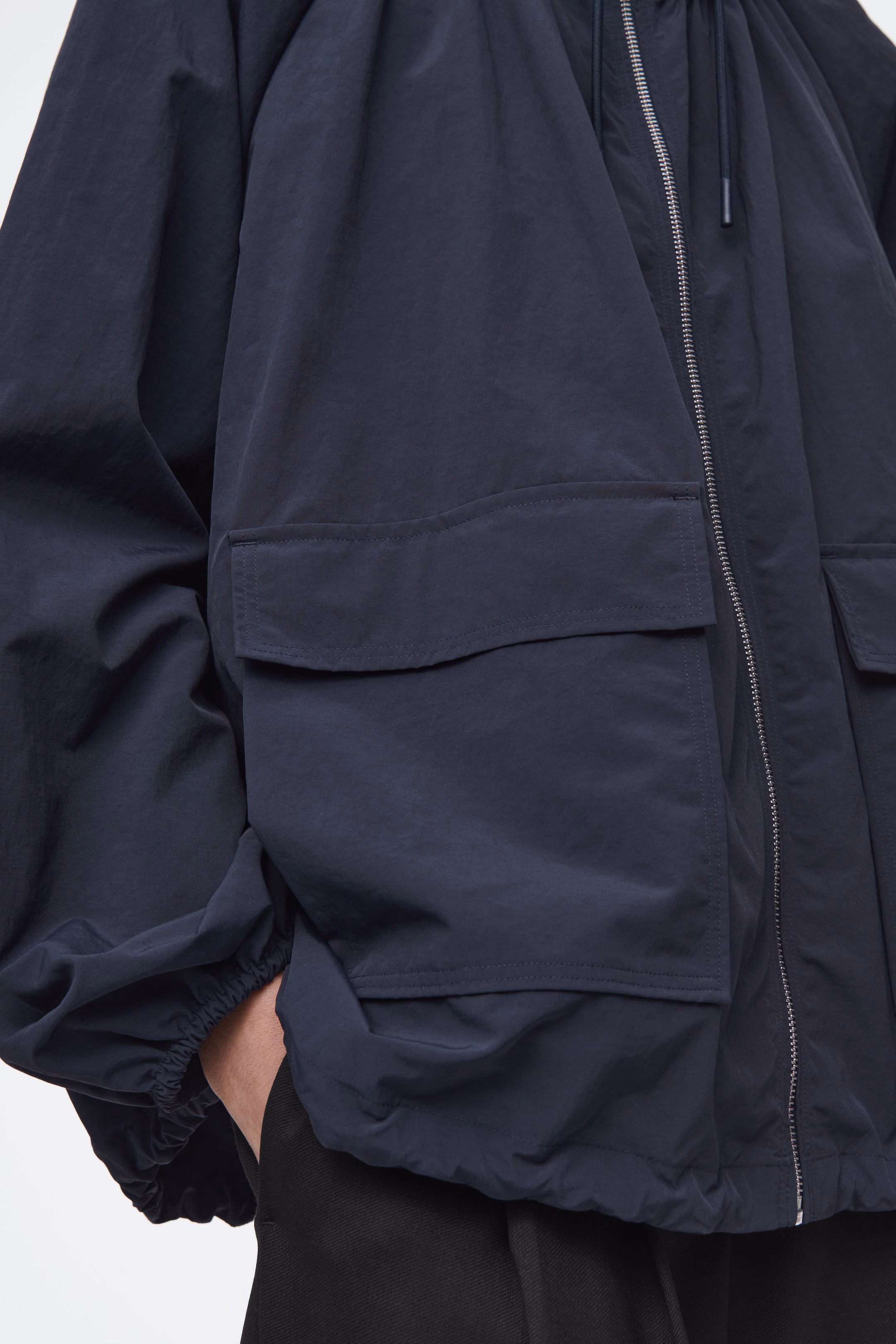 TECHNICAL HOODED PARKA JACKET