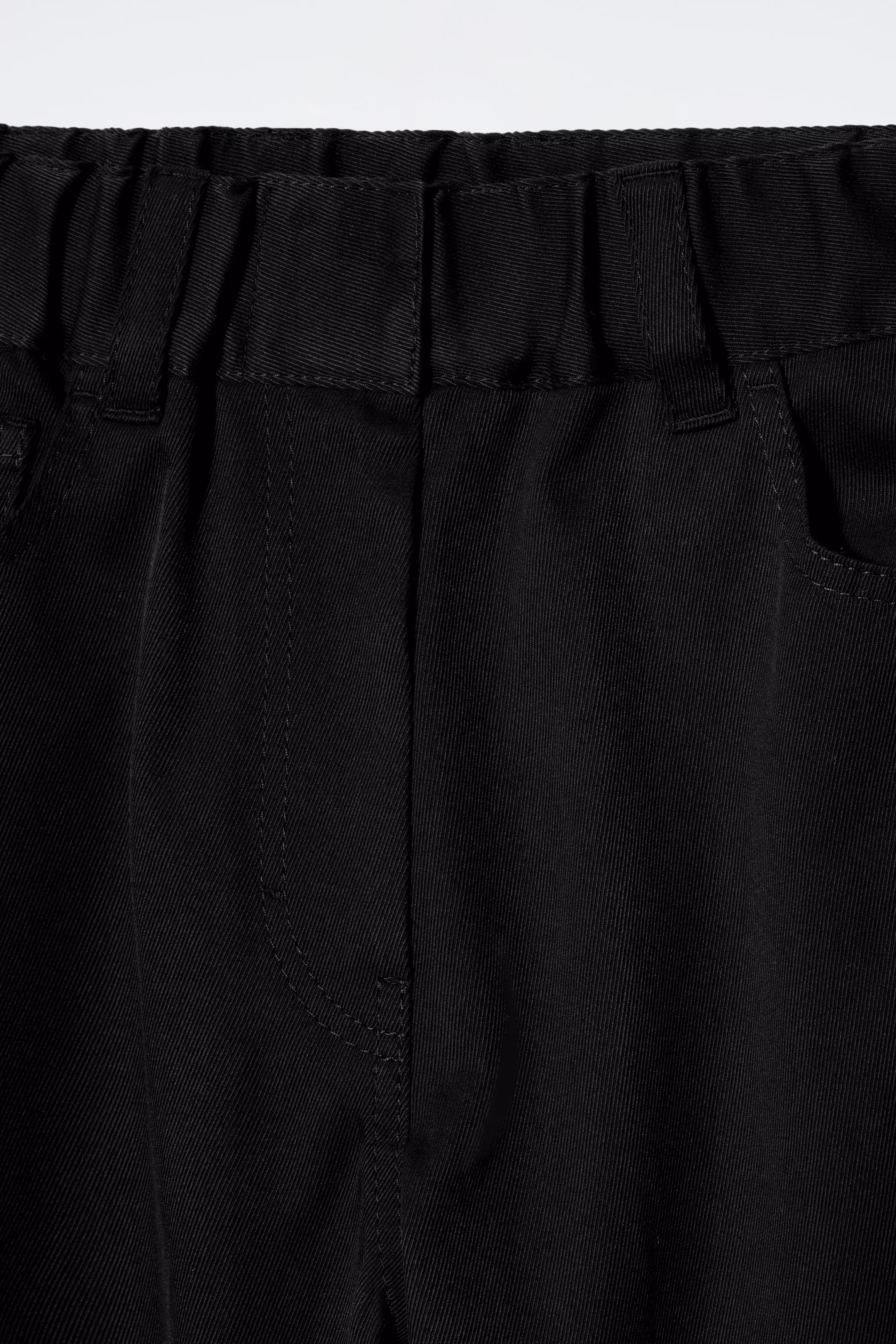 WIDE-LEG COTTON TROUSERS