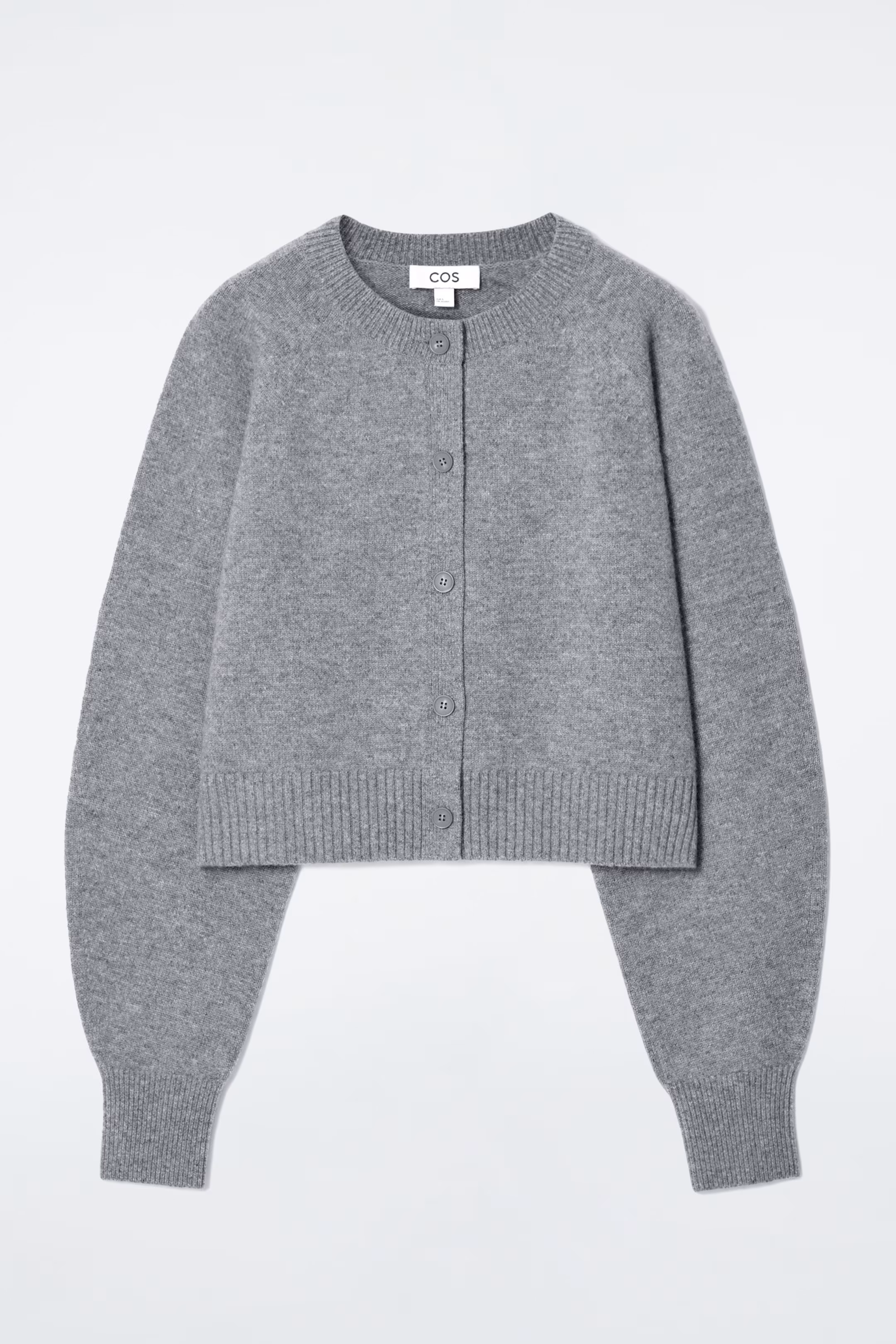 CROPPED WOOL CARDIGAN